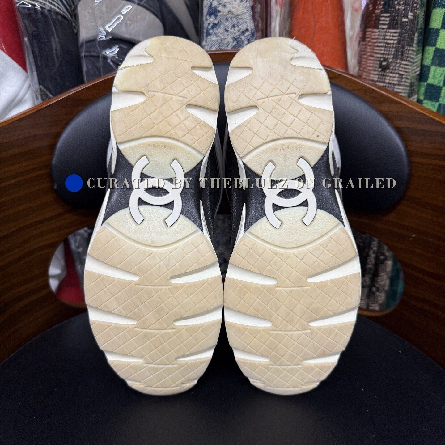 Chanel Chanel Black White Panda Sneakers Size US 6 / IT 36 - 9 Thumbnail