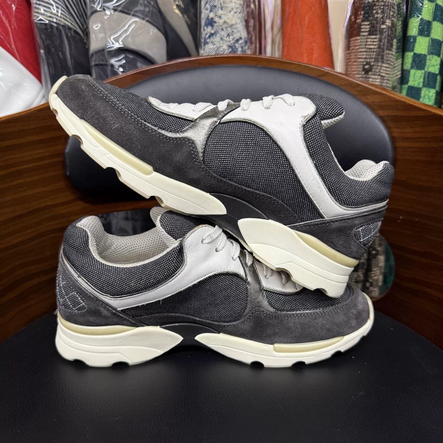 Chanel Chanel Black White Panda Sneakers Size US 6 / IT 36 - 7 Thumbnail