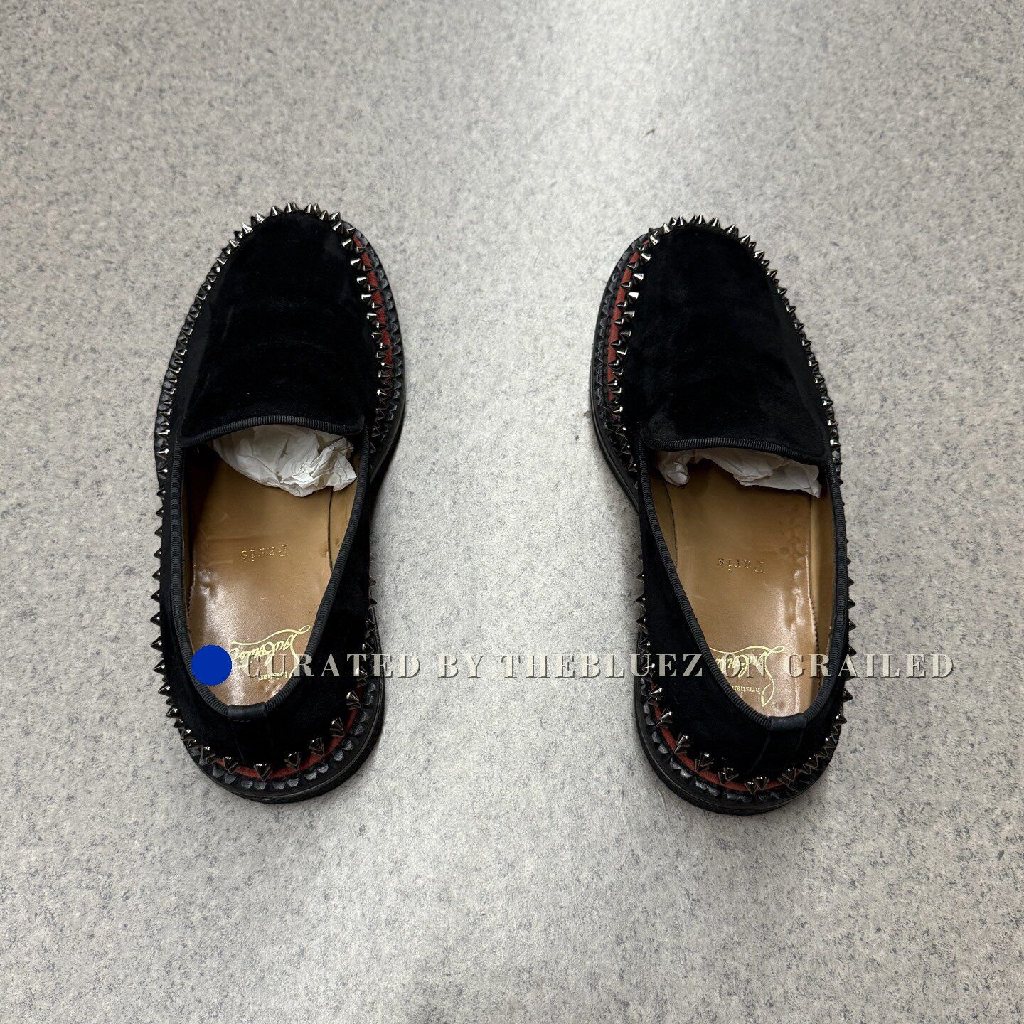 Christian Louboutin Christian Louboutin Black Suede Red Sole Shoes Size US 9 / IT 39 - 8 Thumbnail