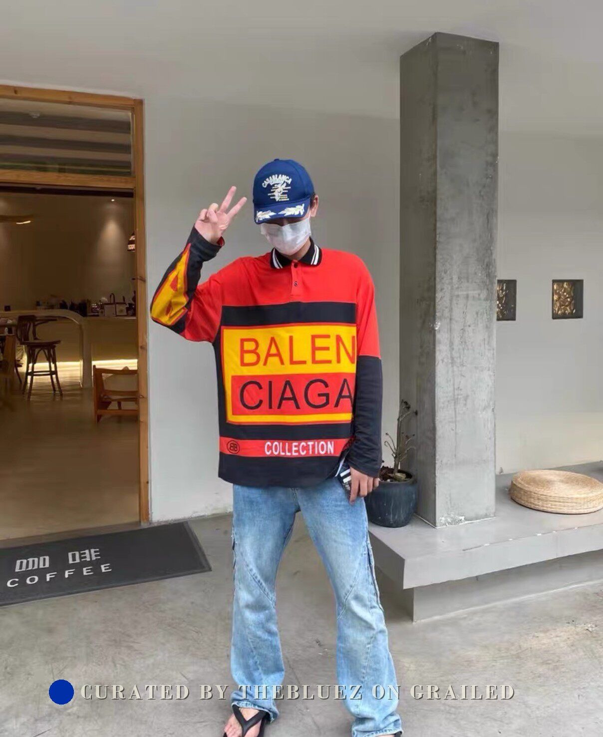 Balenciaga Balenciaga Hockey Long-Sleeve Polo Shirt Size US M / EU 48-50 / 2 - 7 Thumbnail