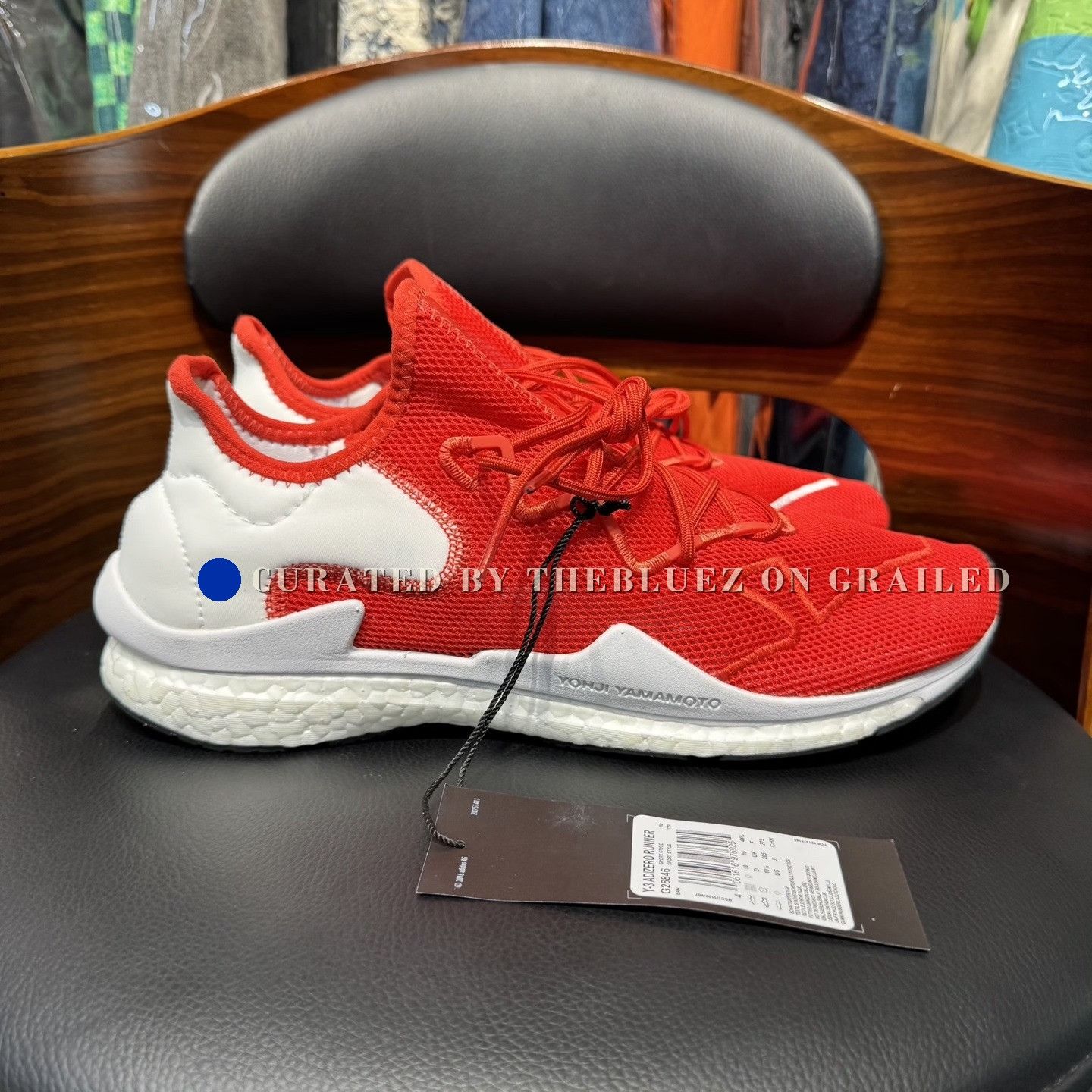Y-3 Y-3 Adizero Runner White Red Size US 11 / EU 44 - 4 Thumbnail
