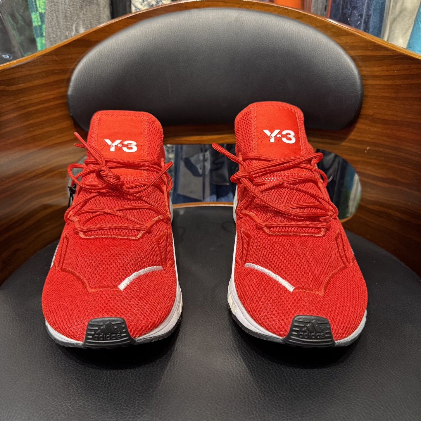 Y-3 Y-3 Adizero Runner White Red Size US 11 / EU 44 - 2 Thumbnail