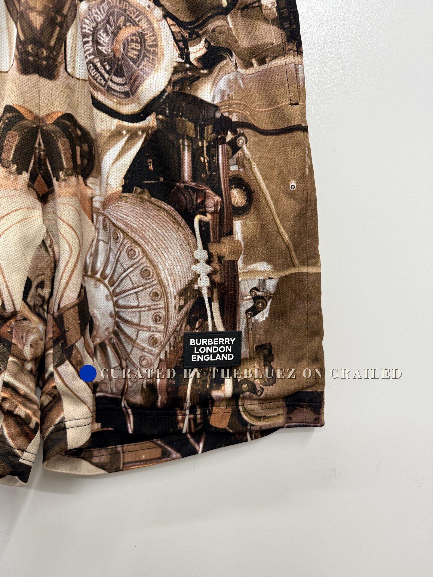 Burberry Burberry Industrial Mechanical Print Shorts Size US 34 / EU 50 - 2 Thumbnail