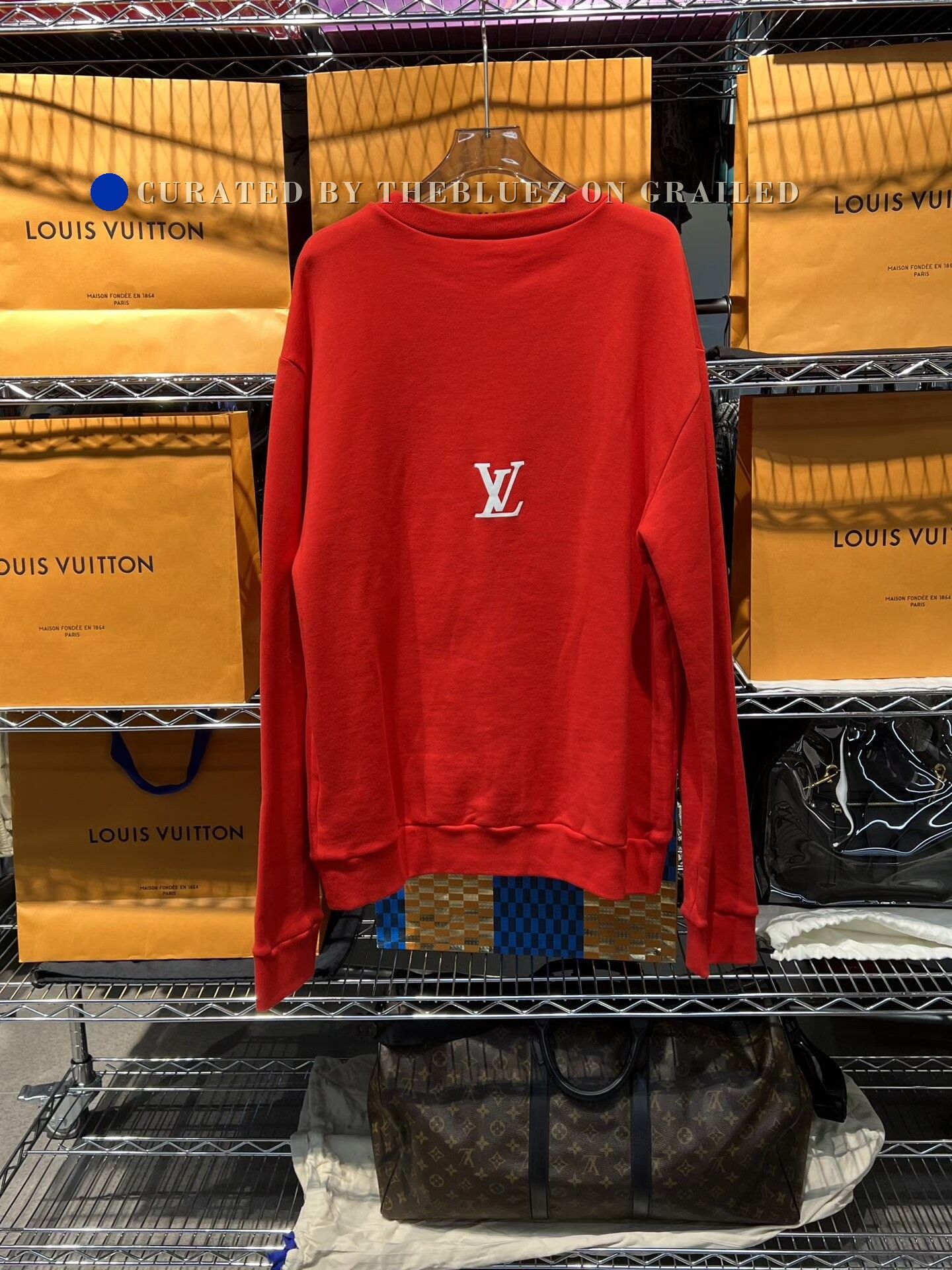 Louis Vuitton Louis Vuitton Dropped Clock Crewneck Sweatshirt Size US XXL / EU 58 / 5 - 4 Thumbnail