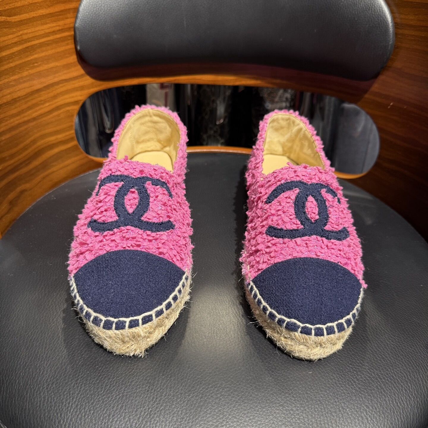 Chanel Chanel Tweed Pink Espadrilles Size US 6 / IT 36 - 2 Thumbnail