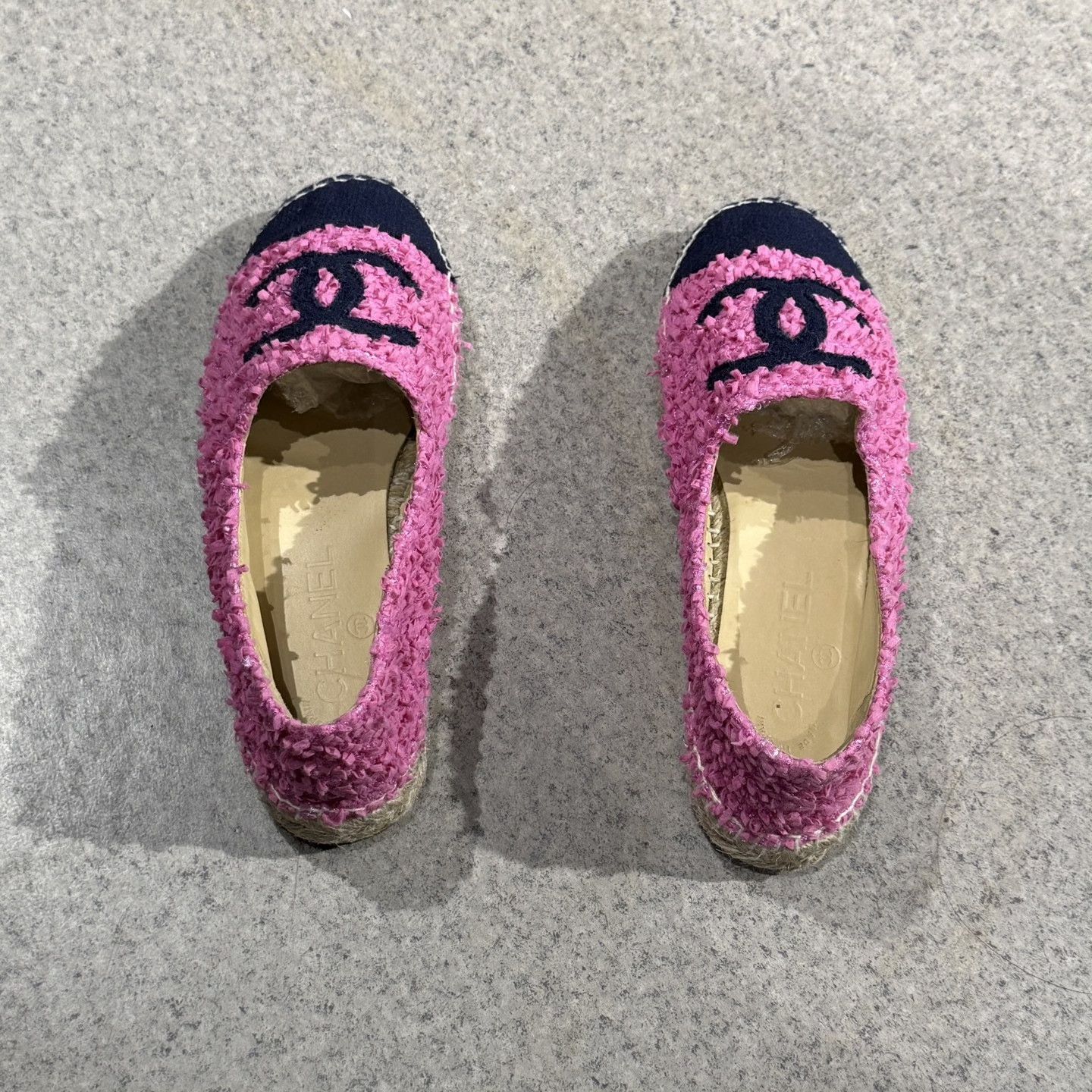 Chanel Chanel Tweed Pink Espadrilles Size US 6 / IT 36 - 8 Thumbnail