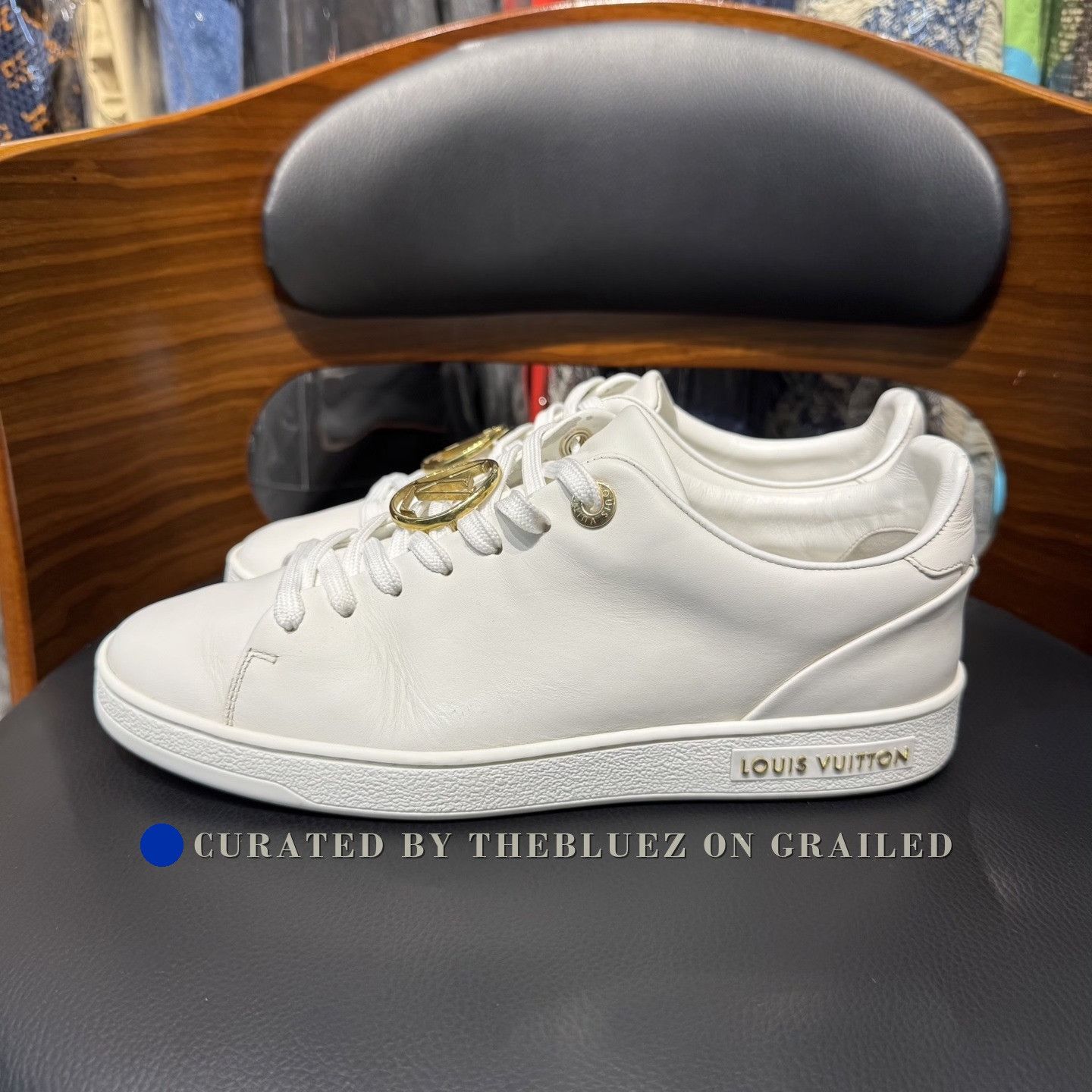 Louis Vuitton LV White Platinum Ring Decor Shoes Size US 4.5 / IT 34.5 - 6 Thumbnail