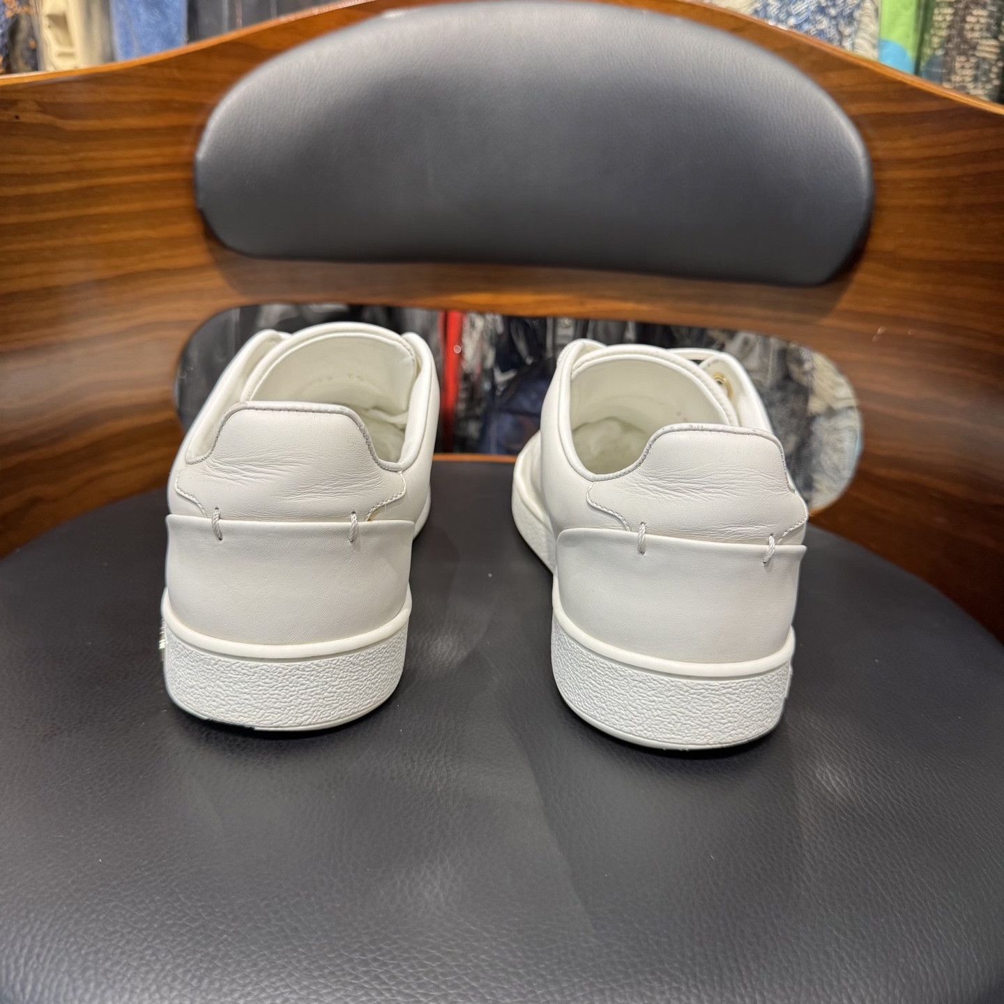 Louis Vuitton LV White Platinum Ring Decor Shoes Size US 4.5 / IT 34.5 - 3 Thumbnail
