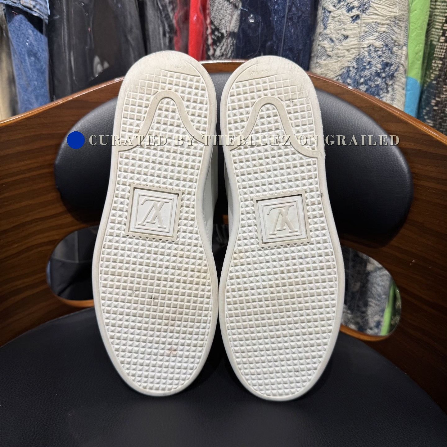 Louis Vuitton LV White Platinum Ring Decor Shoes Size US 4.5 / IT 34.5 - 9 Thumbnail