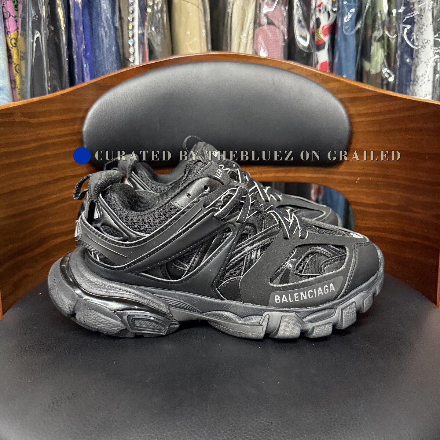 Balenciaga Balenciaga Track Black Black Warrior Size US 5 / IT 35 - 4 Thumbnail