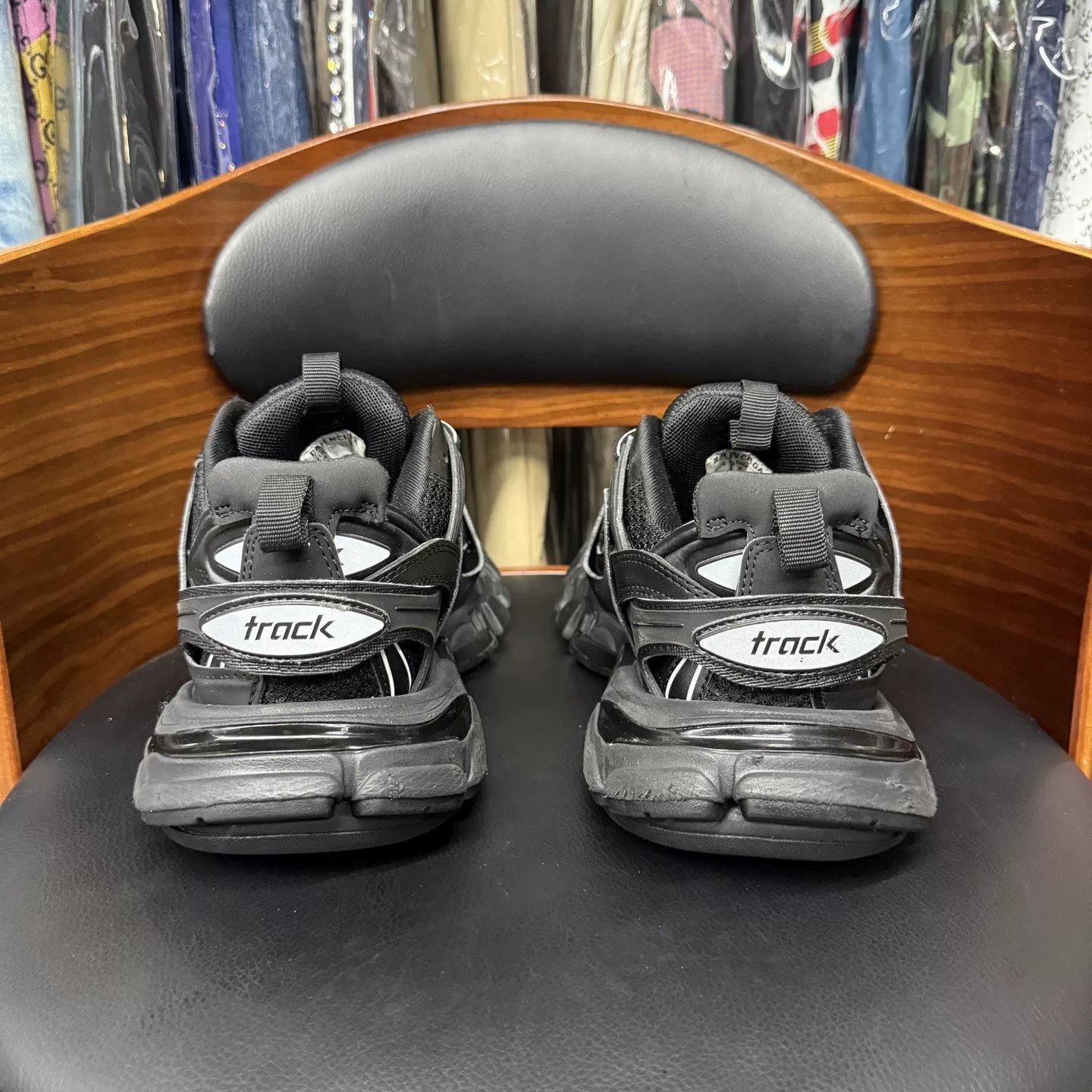 Balenciaga Balenciaga Track Black Black Warrior Size US 5 / IT 35 - 3 Thumbnail