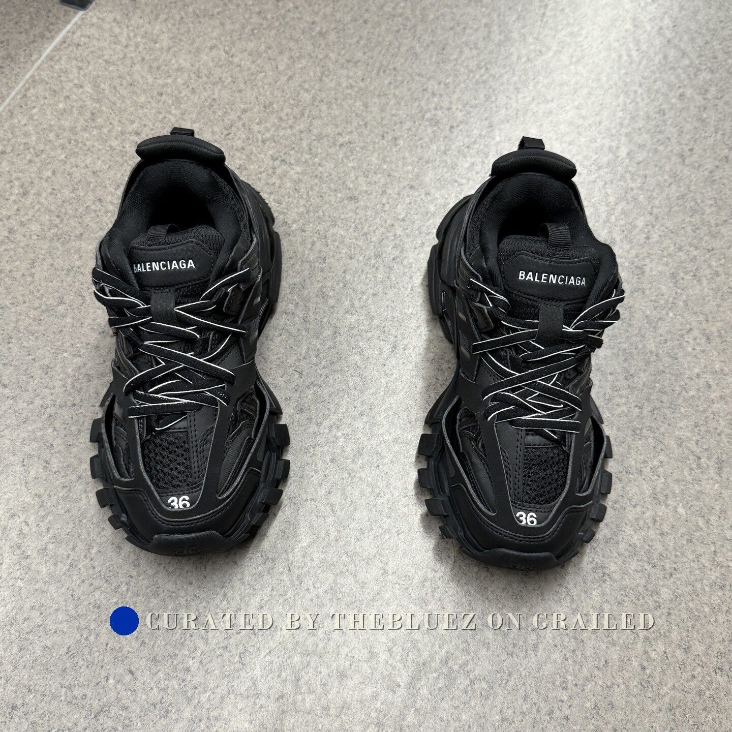 Balenciaga Balenciaga Track Black Black Warrior Size US 5 / IT 35 - 5 Thumbnail