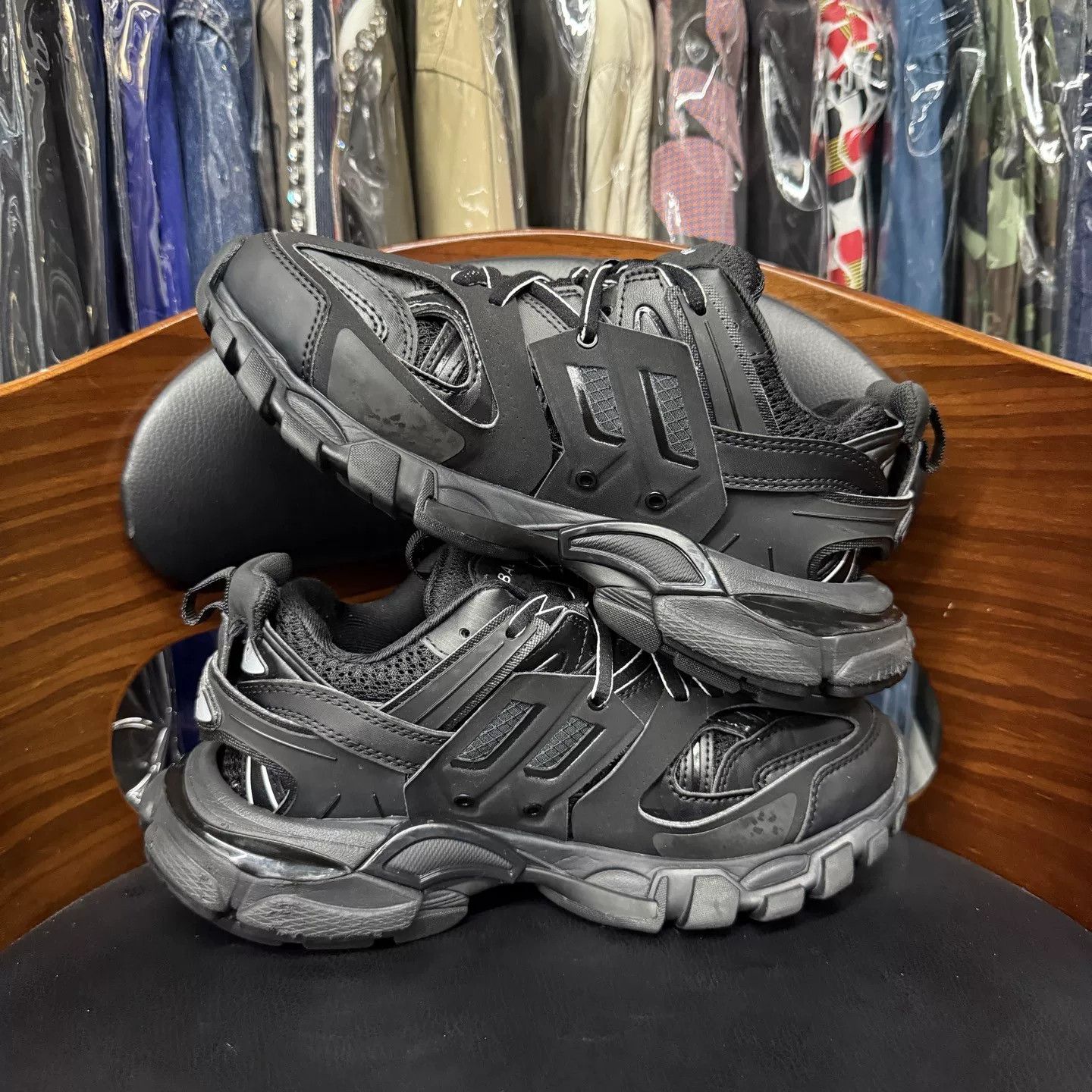 Balenciaga Balenciaga Track Black Black Warrior Size US 5 / IT 35 - 7 Thumbnail