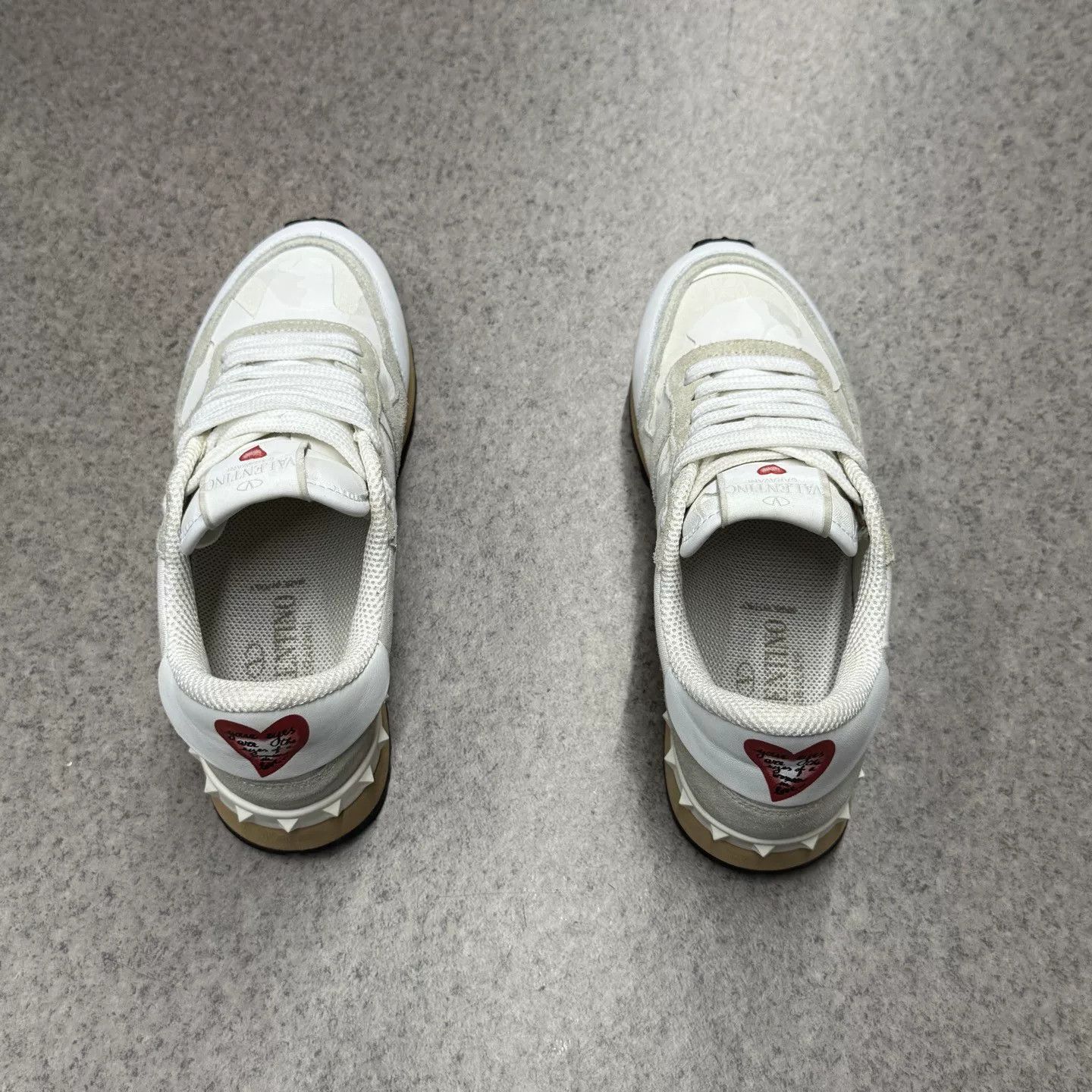 Valentino Valentino White Valentine Limited Sneakers Size US 4 / IT 34 - 8 Thumbnail