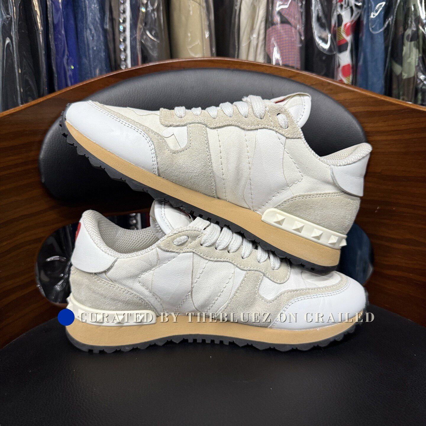 Valentino Valentino White Valentine Limited Sneakers Size US 4 / IT 34 - 7 Thumbnail