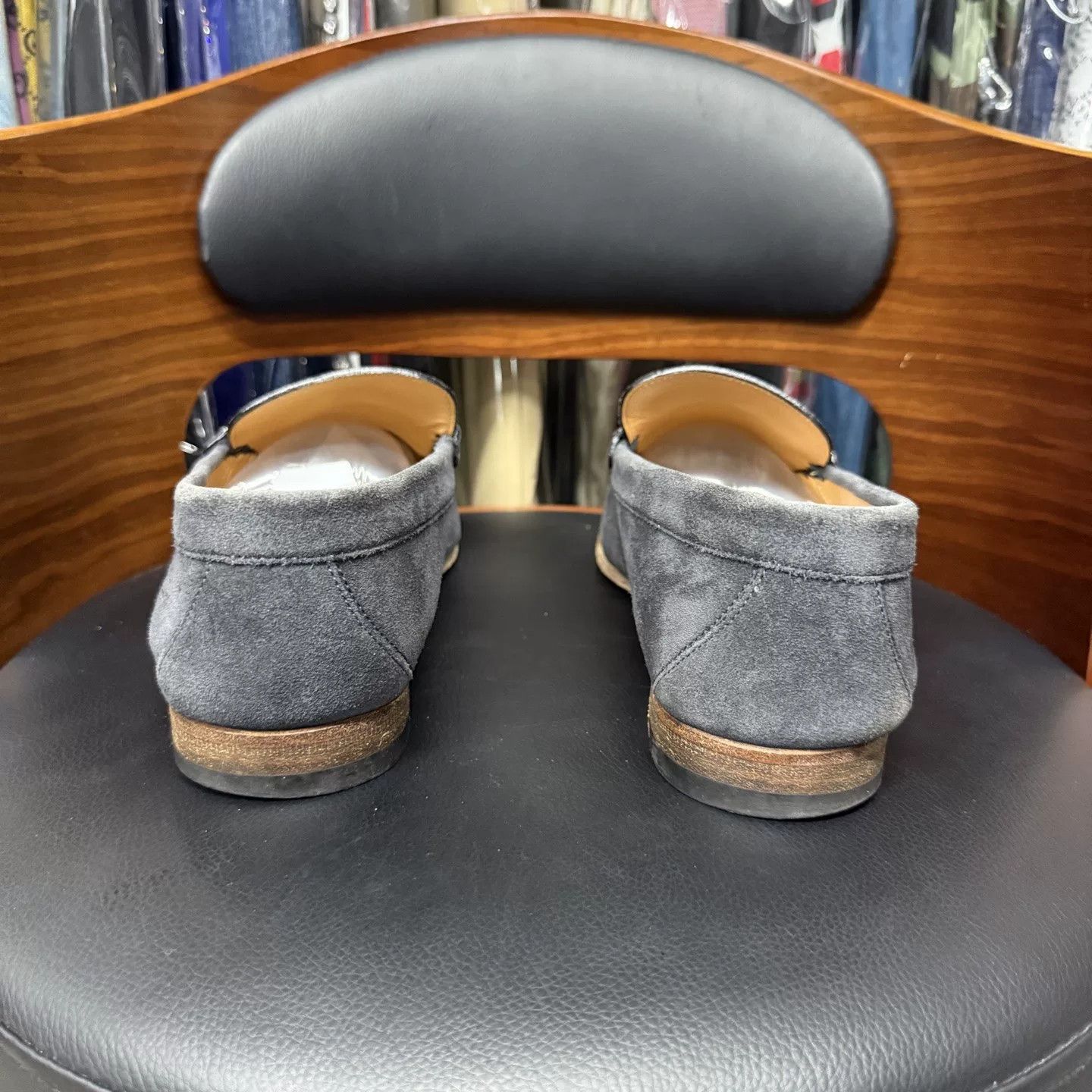 Louis Vuitton Louis Vuitton Suede Blue Loafers Size US 10 / EU 43 - 3 Thumbnail