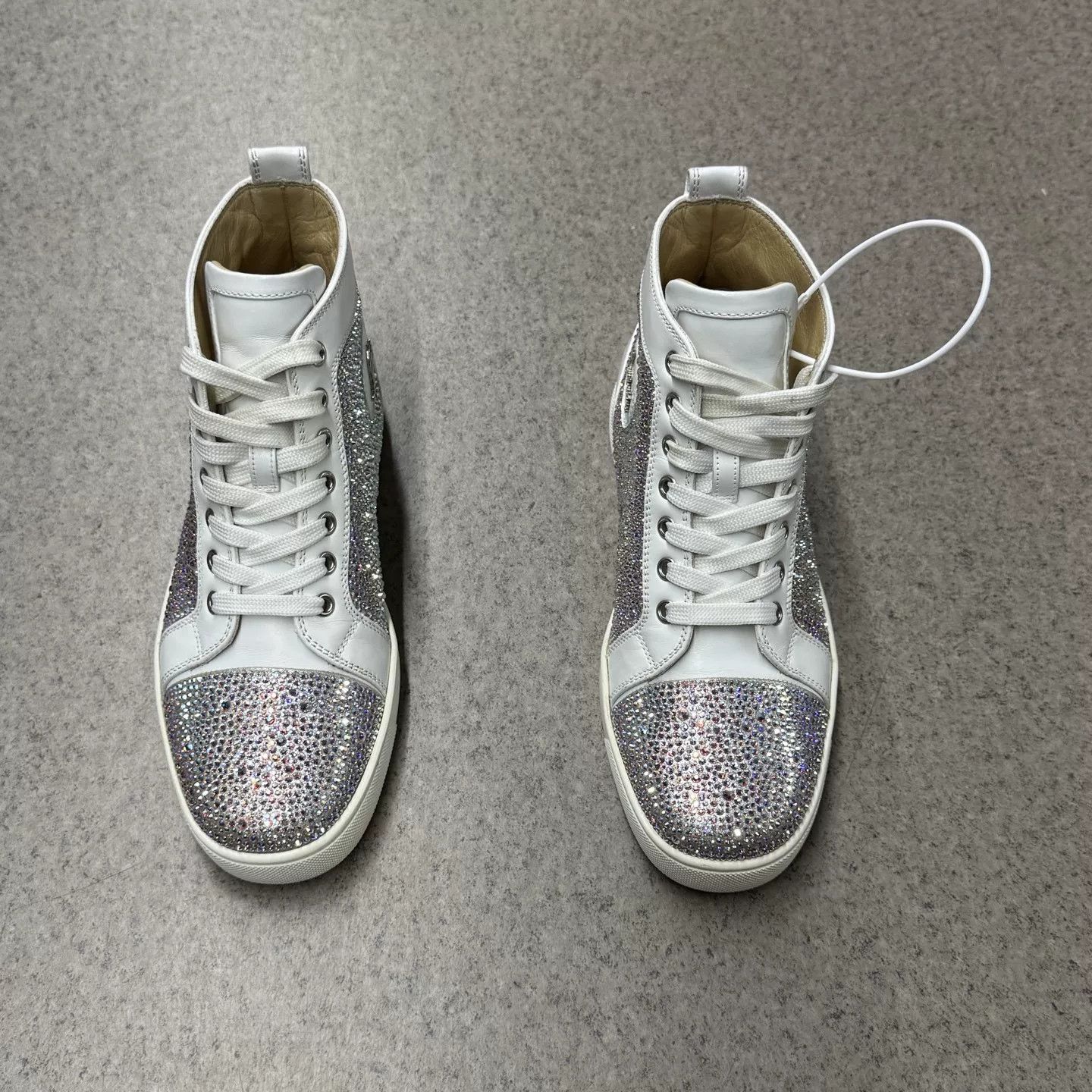 Christian Louboutin Christian Louboutin High-Top Red Sole Sneakers Size US 7 / IT 37 - 5 Thumbnail