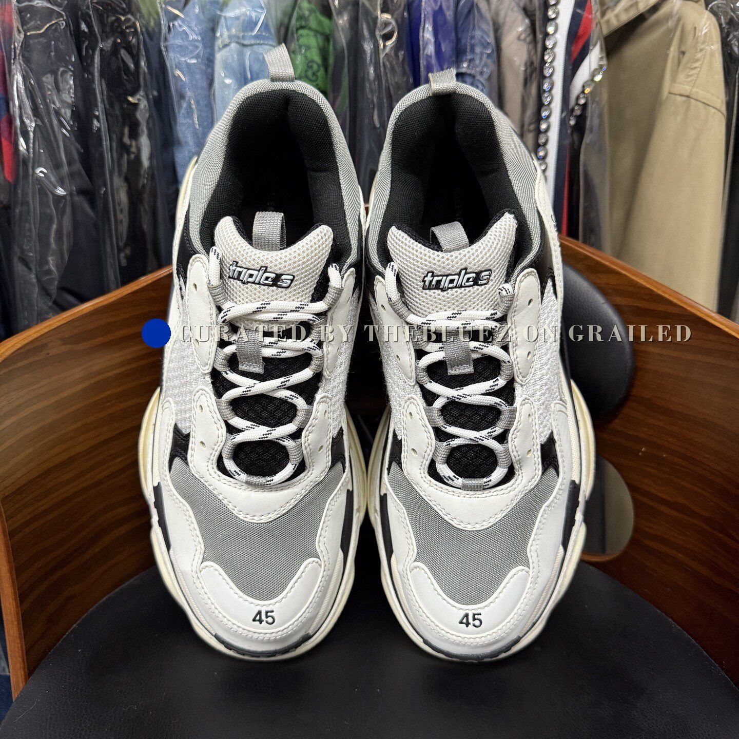 Balenciaga Balenciaga Triple S Panda Dad Shoes Size US 11 / EU 44 - 5 Thumbnail