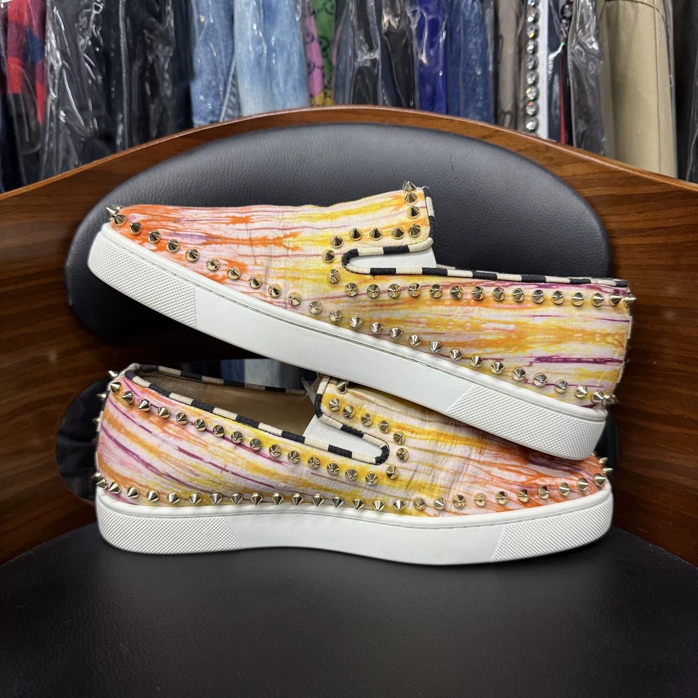 Christian Louboutin Christian Louboutin Red Sole Slip-On Shoes Size US 7.5 / EU 40-41 - 7 Thumbnail
