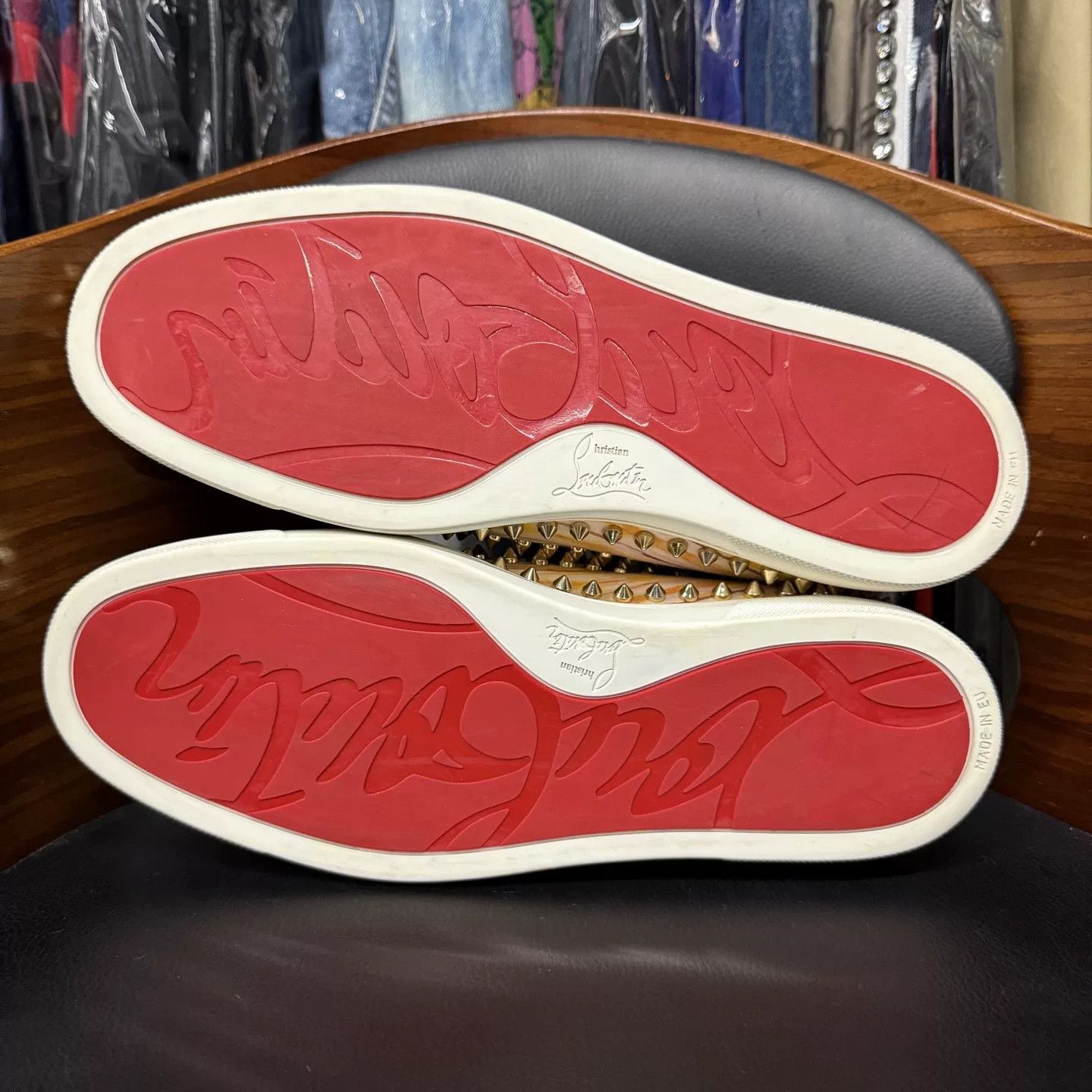 Christian Louboutin Christian Louboutin Red Sole Slip-On Shoes Size US 7.5 / EU 40-41 - 9 Thumbnail