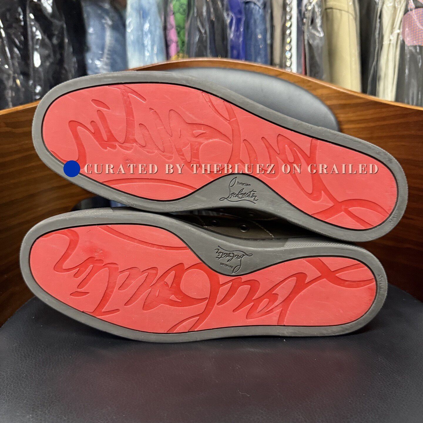 Christian Louboutin Christian Louboutin All Leather High-Top Sneakers Size US 8 / EU 41 - 9 Thumbnail