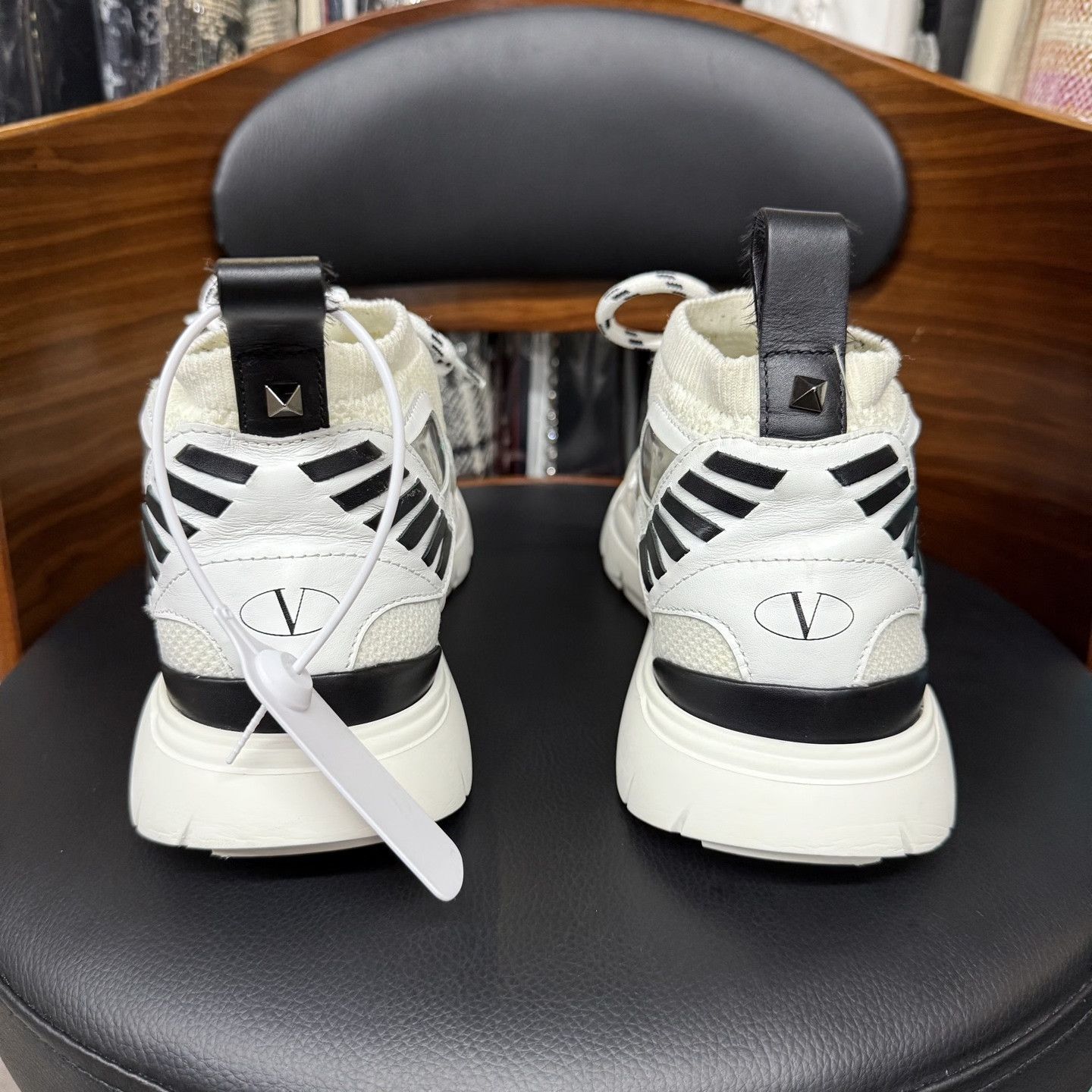 Valentino Valentino Silver White Sneakers Size US 8 / EU 41 - 3 Thumbnail