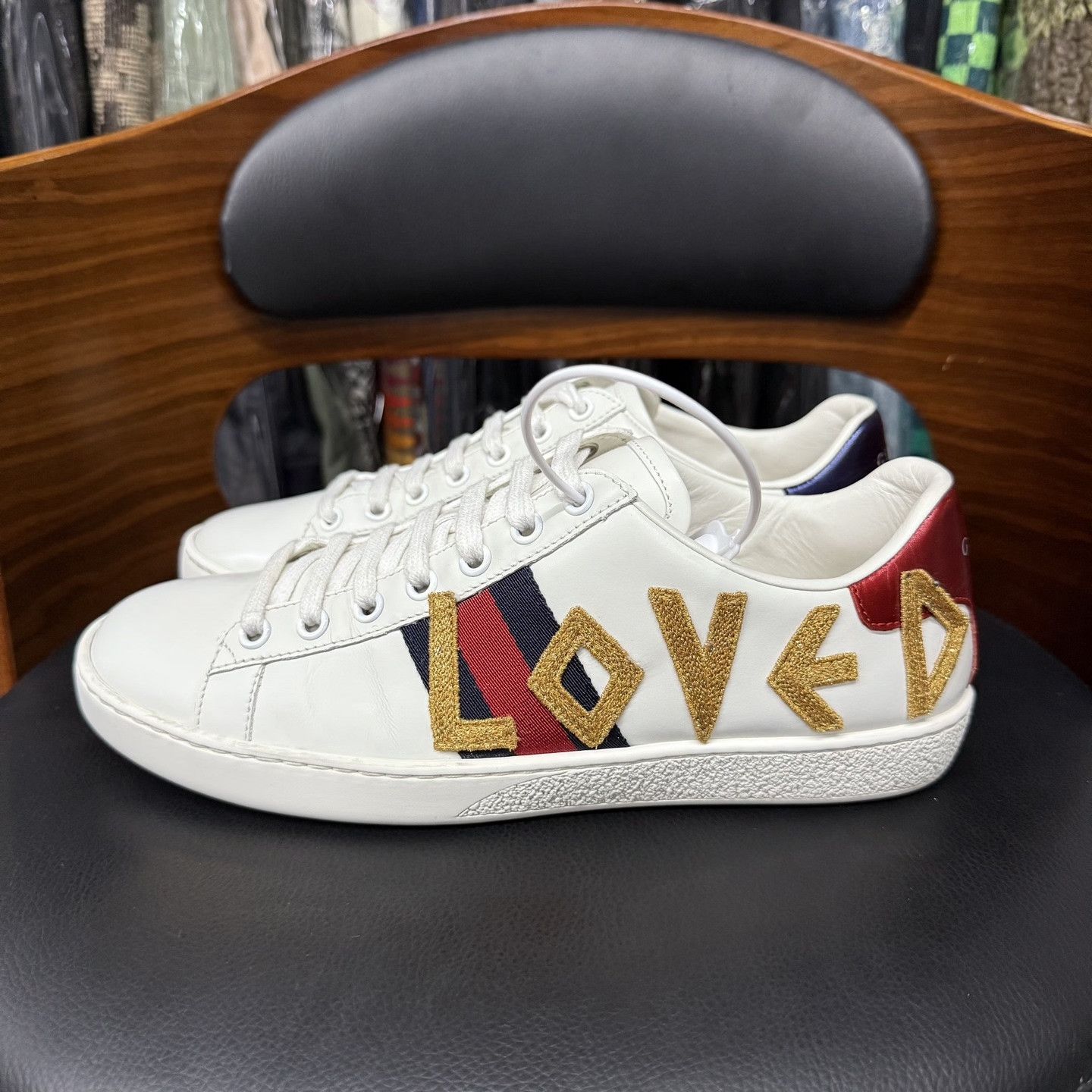 Gucci Gucci 'Loved' ACE Sneakers Size US 6.5 / IT 36.5 - 6 Thumbnail