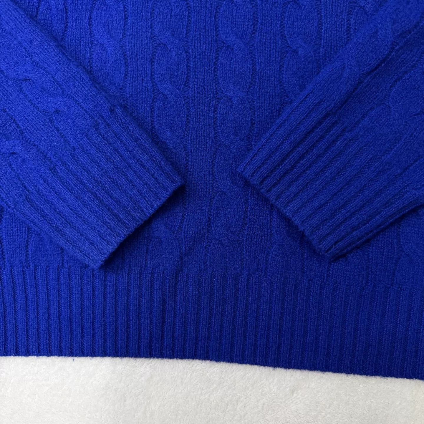Ralph Lauren Ralph Lauren Blue Cashmere Sweater Size US M / EU 48-50 / 2 - 2 Thumbnail