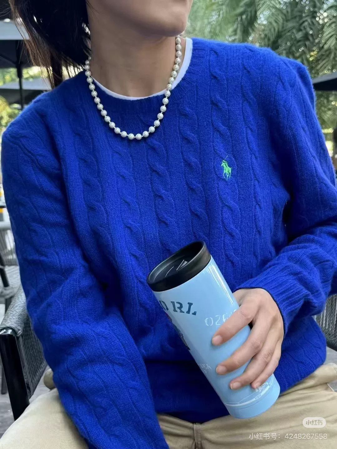 Ralph Lauren Ralph Lauren Blue Cashmere Sweater Size US M / EU 48-50 / 2 - 8 Thumbnail