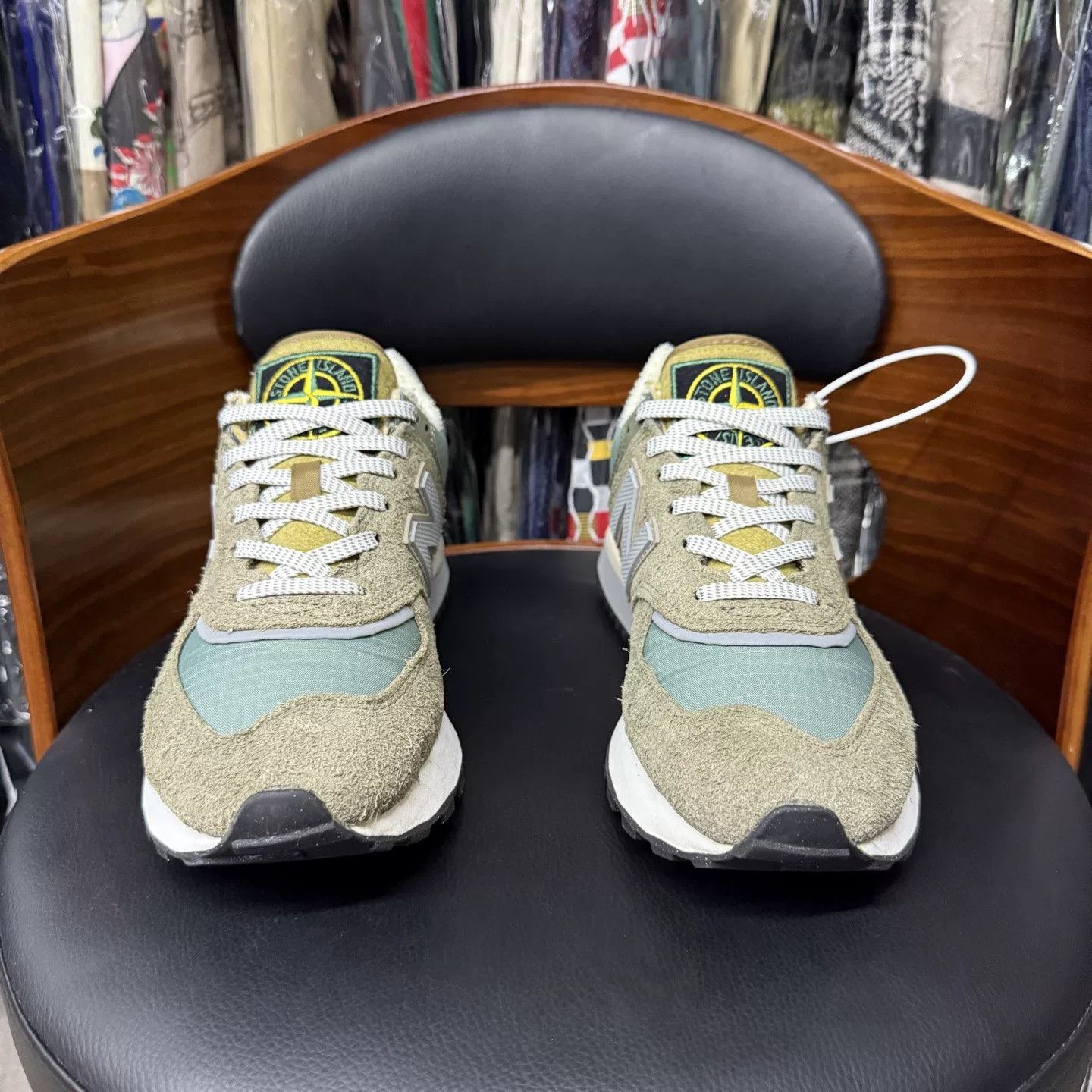 New Balance NB574 x Stone Island Collaboration Size US 7.5 / EU 40-41 - 2 Thumbnail