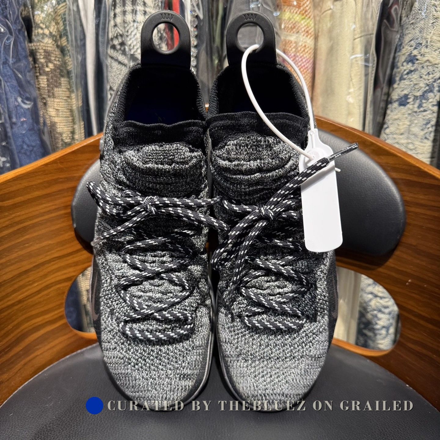 Nike KD11 Durant Oreo Black White Size US 10 / EU 43 - 5 Thumbnail