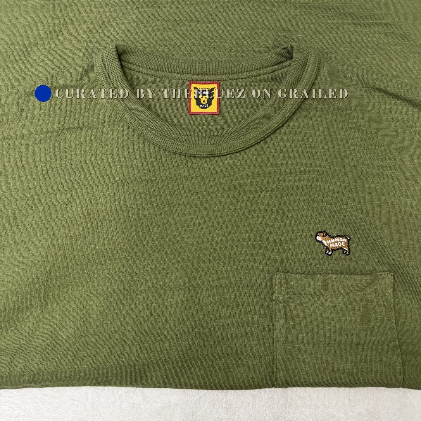 Human Made HUMAN MADE Green Puppy Slub Cotton Tee Size US XXL / EU 58 / 5 - 3 Thumbnail