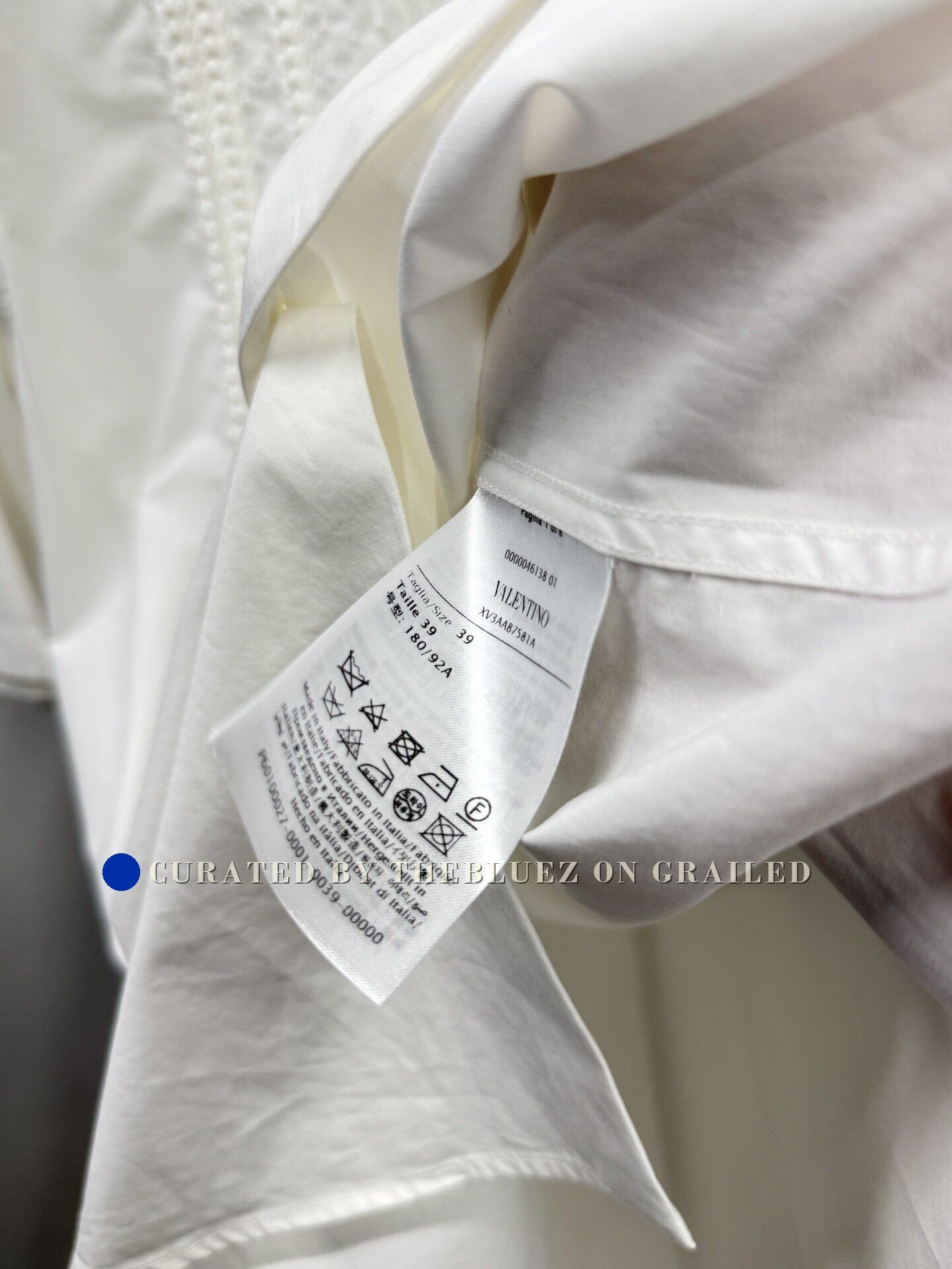Valentino Valentino Micro-bead Embroidered Short-sleeve Shirt Size US M / EU 48-50 / 2 - 6 Thumbnail