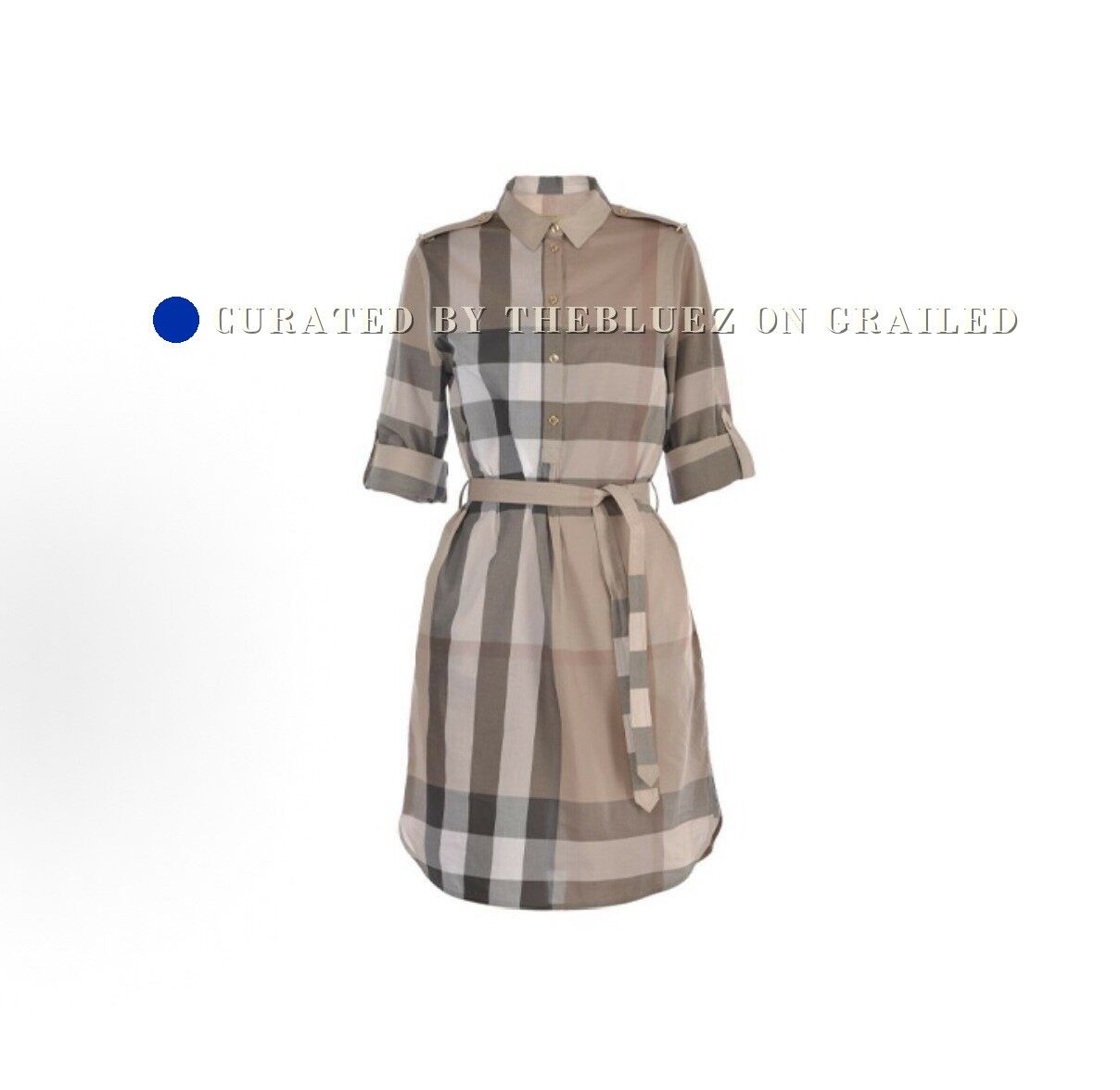 Burberry Burberry Classic Check Short-Sleeve Shirt Dress Size M / US 6-8 / IT 42-44 - 8 Thumbnail