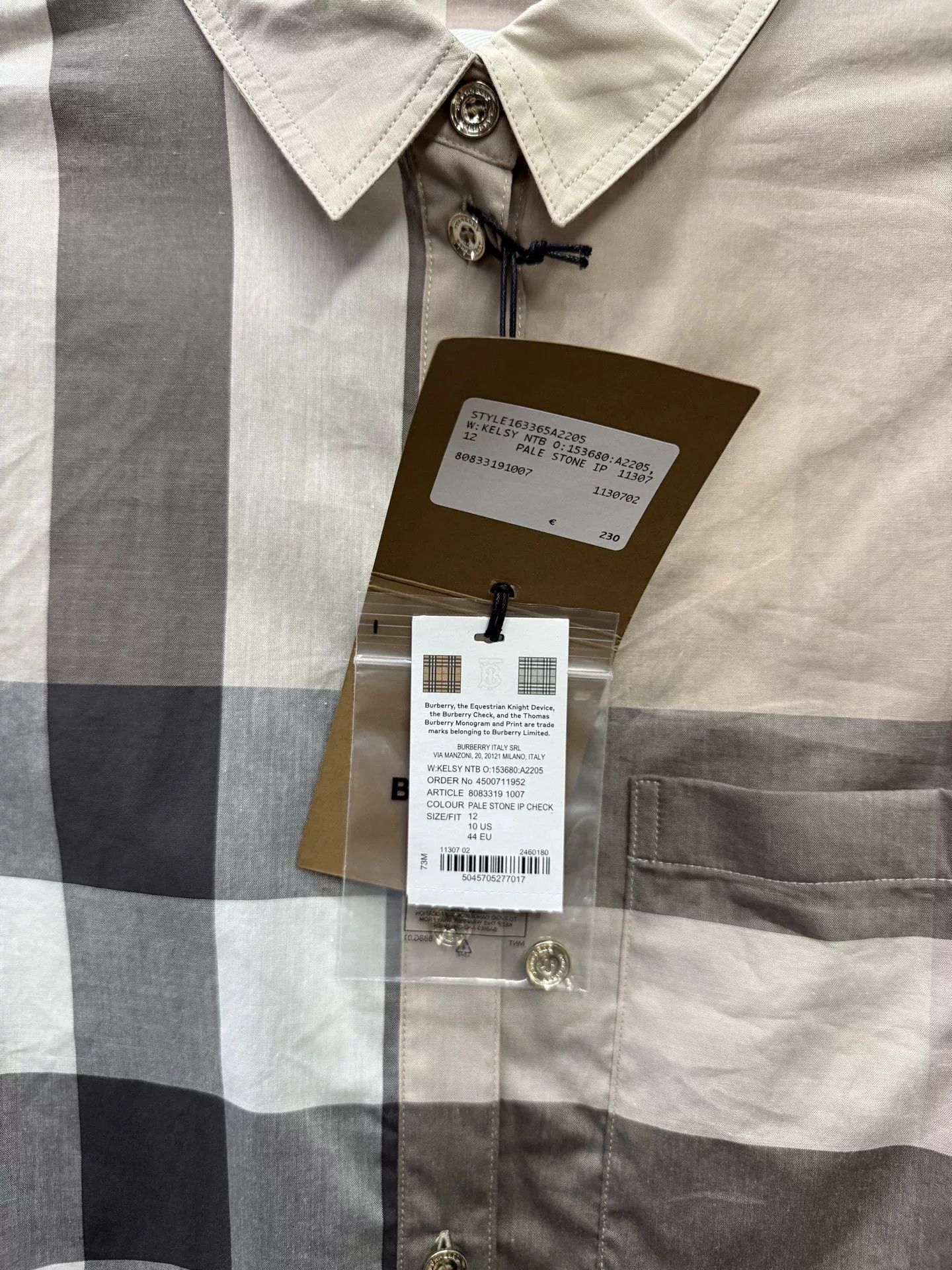 Burberry Burberry Classic Check Short-Sleeve Shirt Dress Size M / US 6-8 / IT 42-44 - 6 Thumbnail