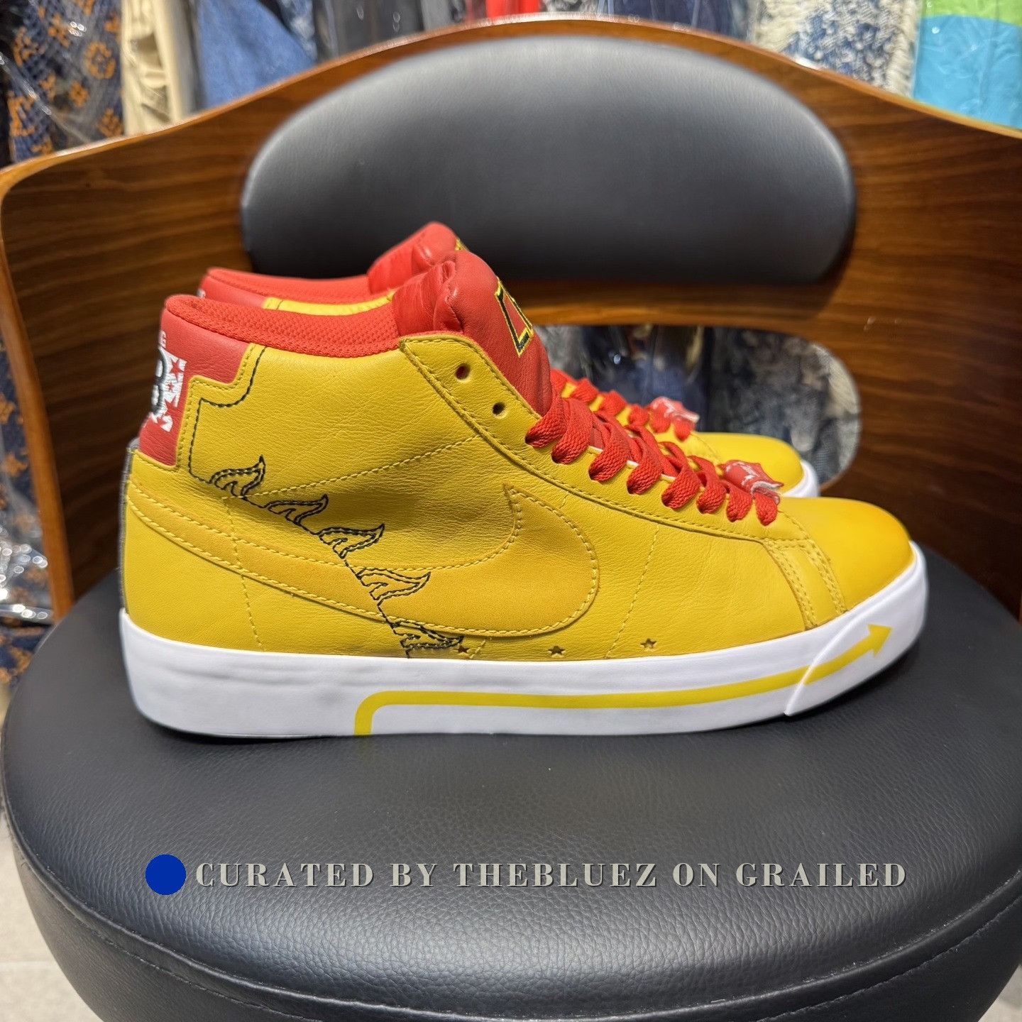Nike SB Michael Lau x Blazer SB China BMX Size US 7.5 / EU 40-41 - 4 Thumbnail