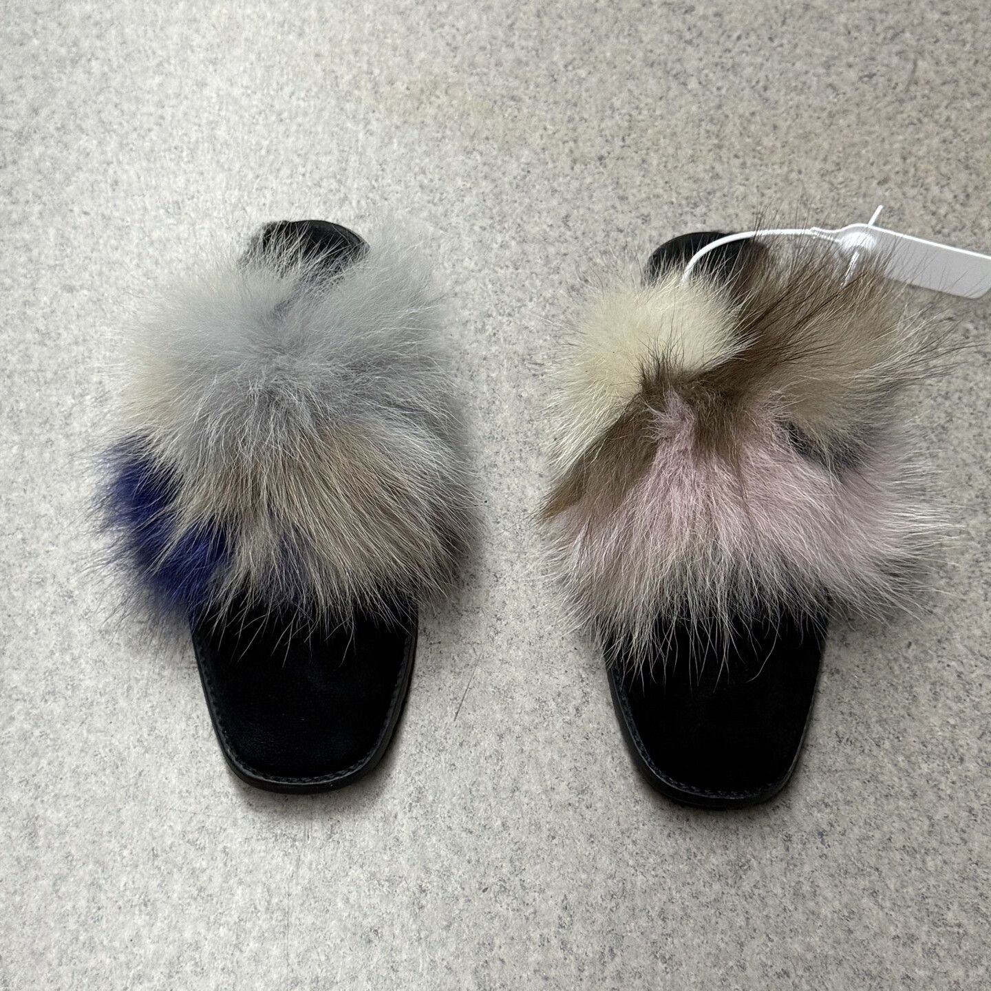 Stuart Weitzman Stuart Weitzman Fur Mules Size US 7 / IT 37 - 5 Thumbnail