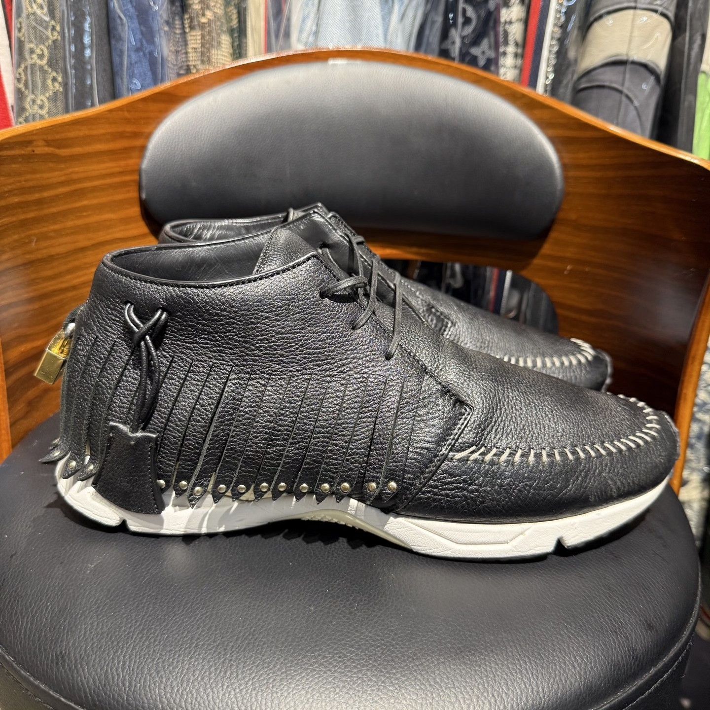 Buscemi Buscemi Leather Tassel Lock Rivet Casual Shoes Size US 10 / EU 43 - 4 Thumbnail