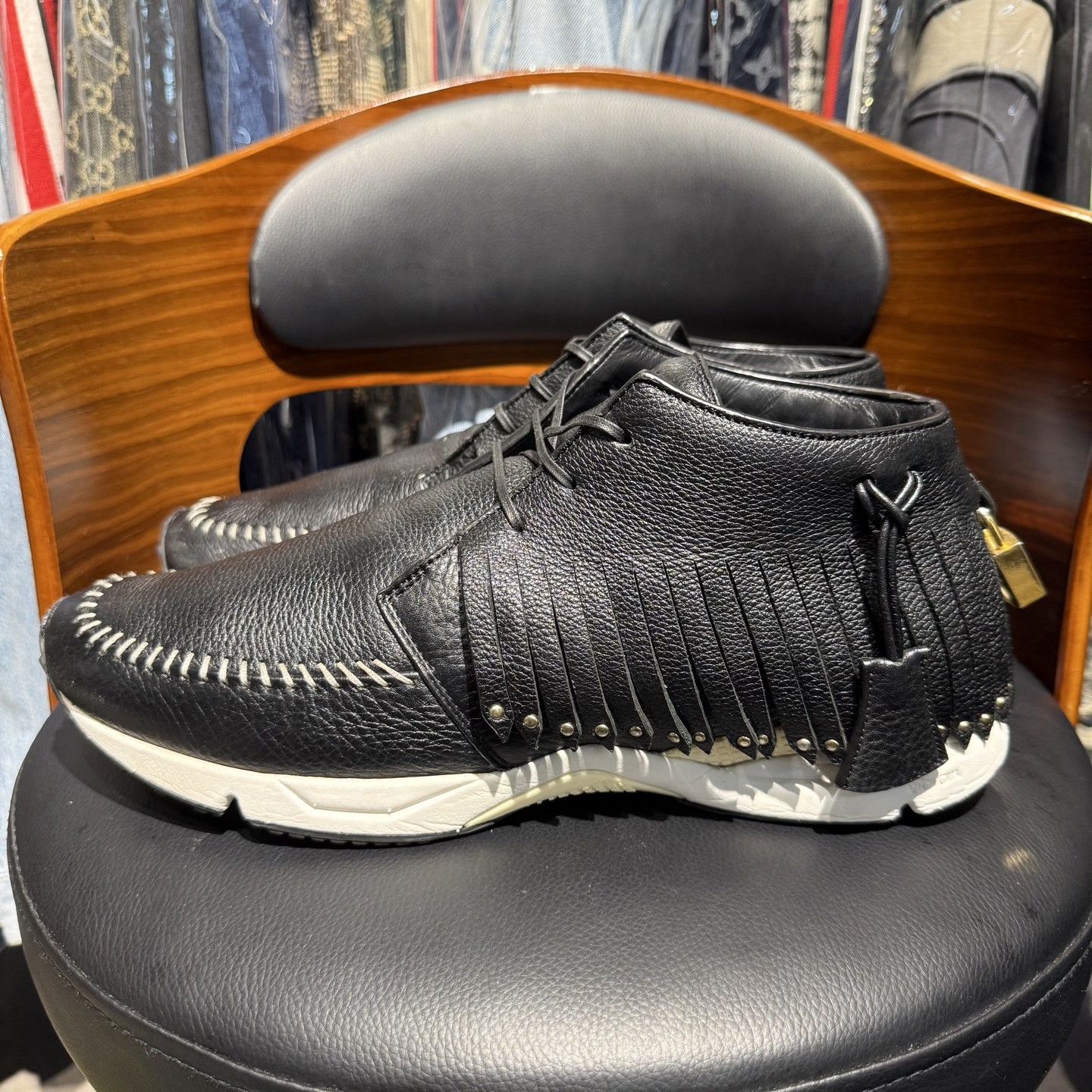 Buscemi Buscemi Leather Tassel Lock Rivet Casual Shoes Size US 10 / EU 43 - 6 Thumbnail