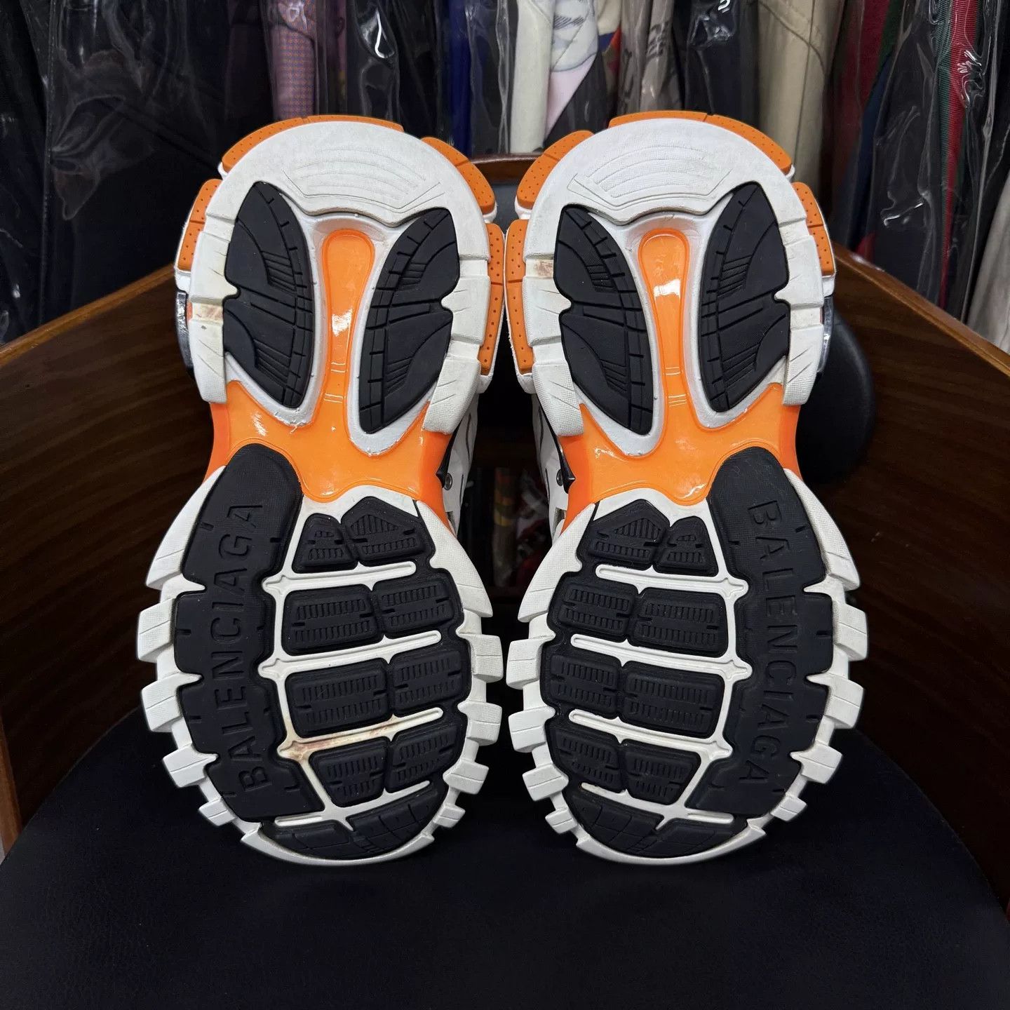 Balenciaga Balenciaga Track White Orange Size US 7 / IT 37 - 8 Thumbnail