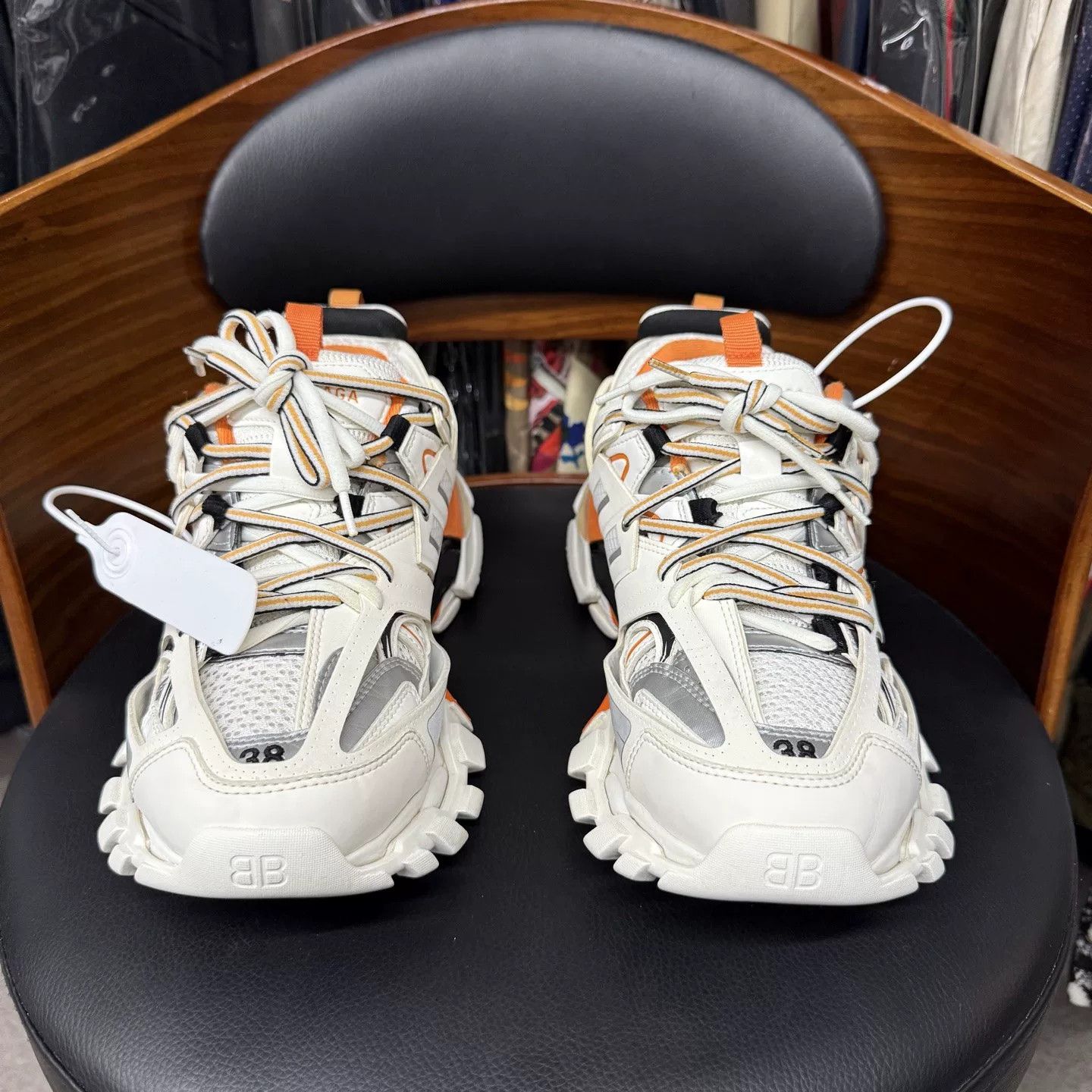 Balenciaga Balenciaga Track White Orange Size US 7 / IT 37 - 2 Thumbnail