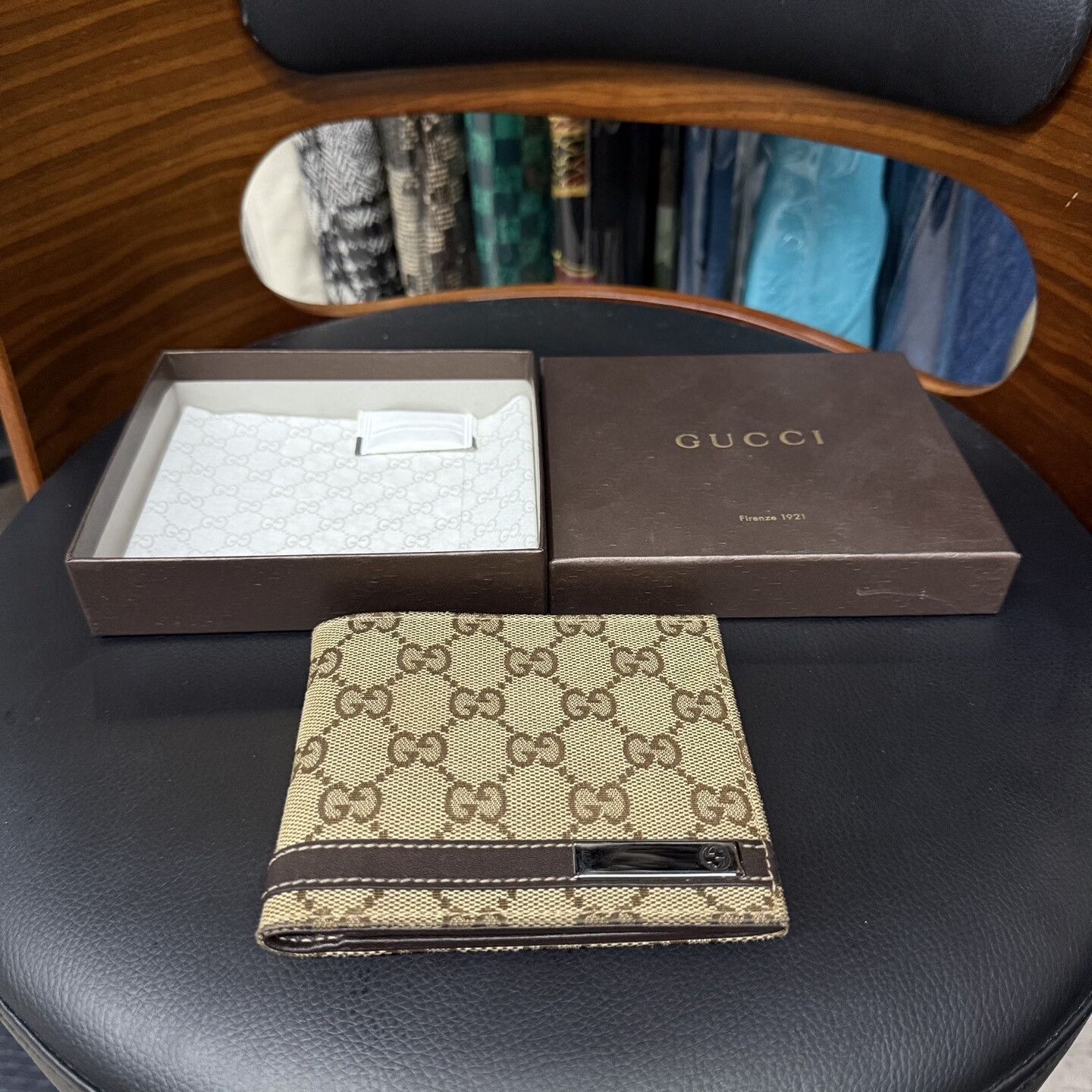 Gucci Gucci Classic Monogram Print Wallet Size ONE SIZE - 9 Thumbnail