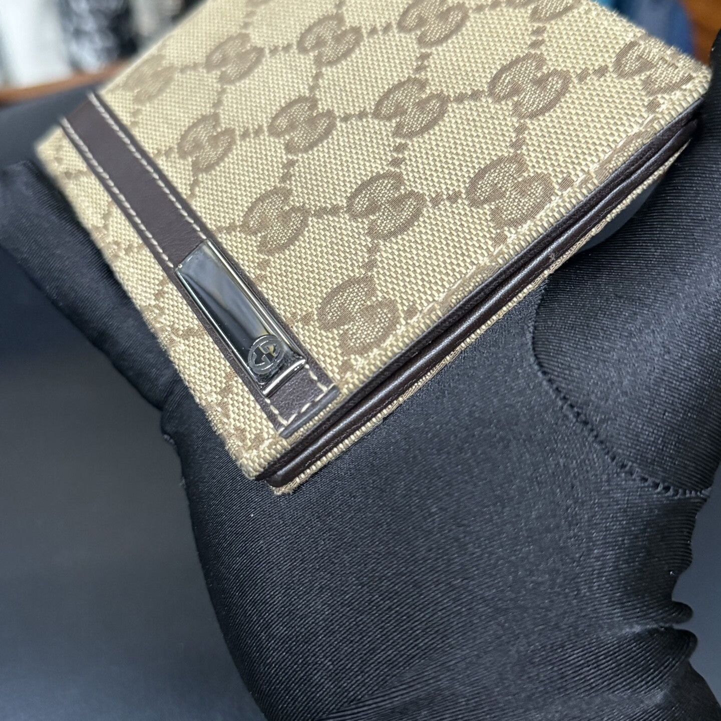 Gucci Gucci Classic Monogram Print Wallet Size ONE SIZE - 3 Thumbnail