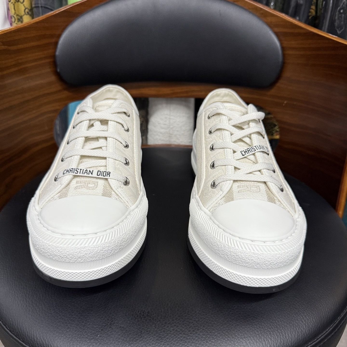 Dior Dior Walk 'n' Dior Platform Leather Sneakers Size US 8 / EU 41 - 2 Thumbnail