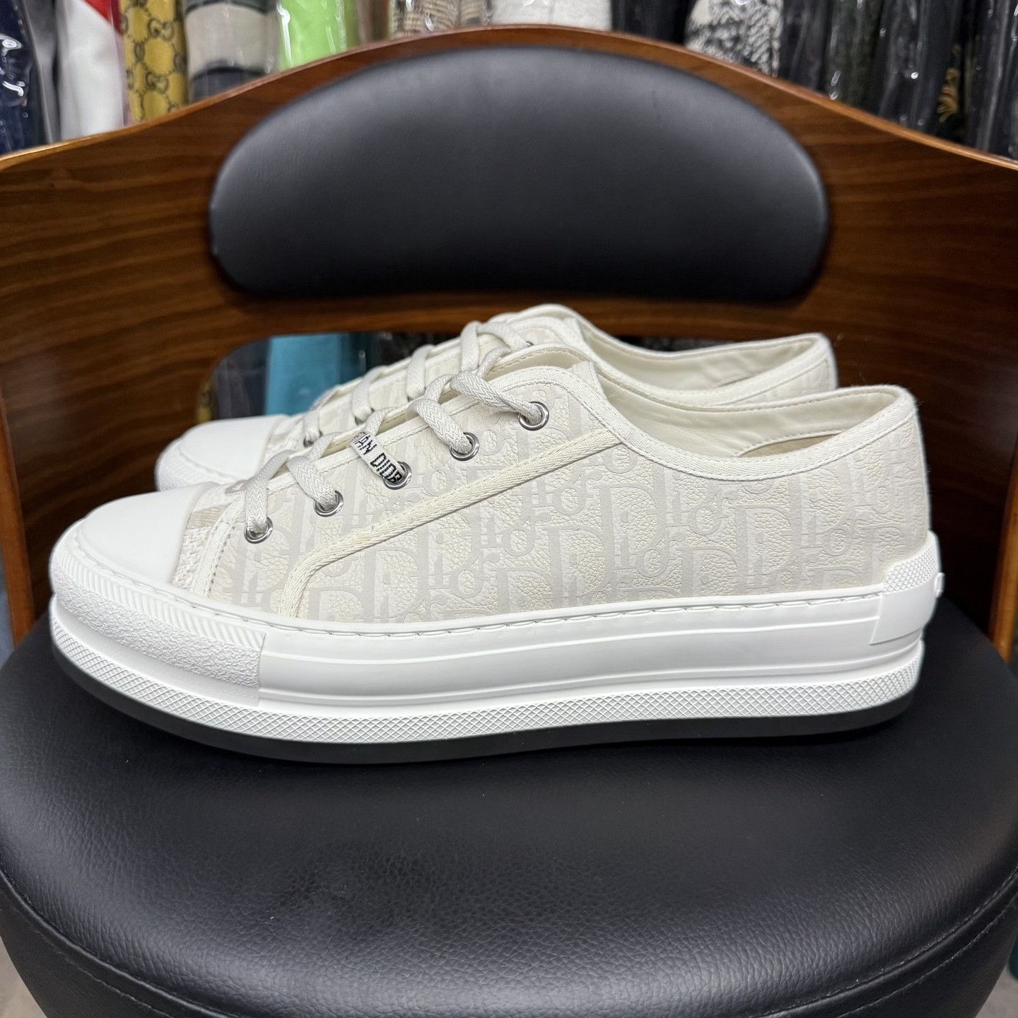 Dior Dior Walk 'n' Dior Platform Leather Sneakers Size US 8 / EU 41 - 6 Thumbnail