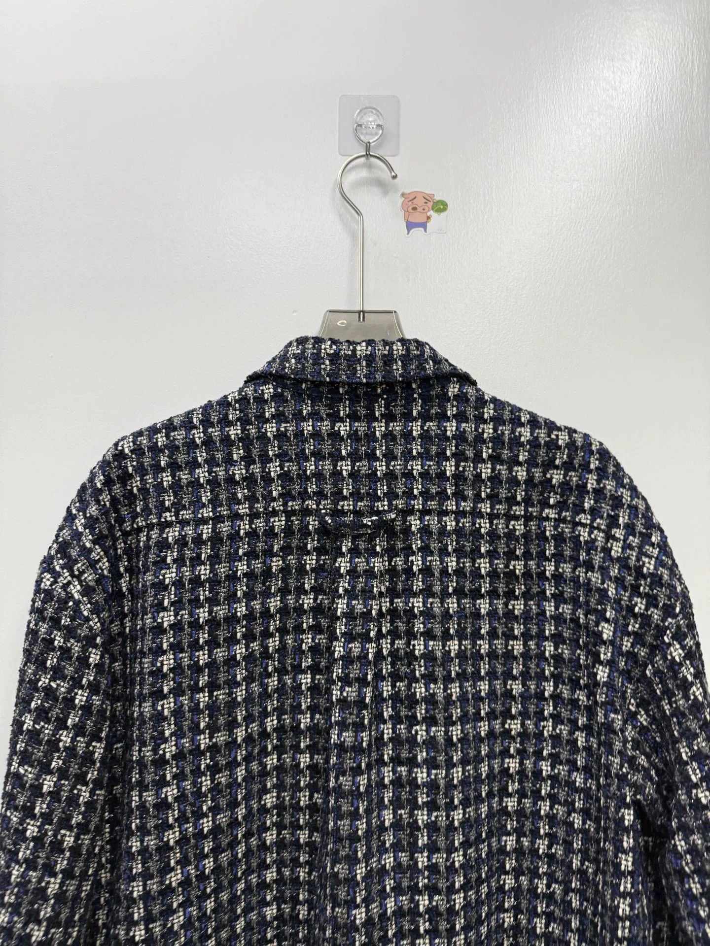 Lanvin Lanvin Blue White Tweed Jacket Size M / US 6-8 / IT 42-44 - 5 Thumbnail
