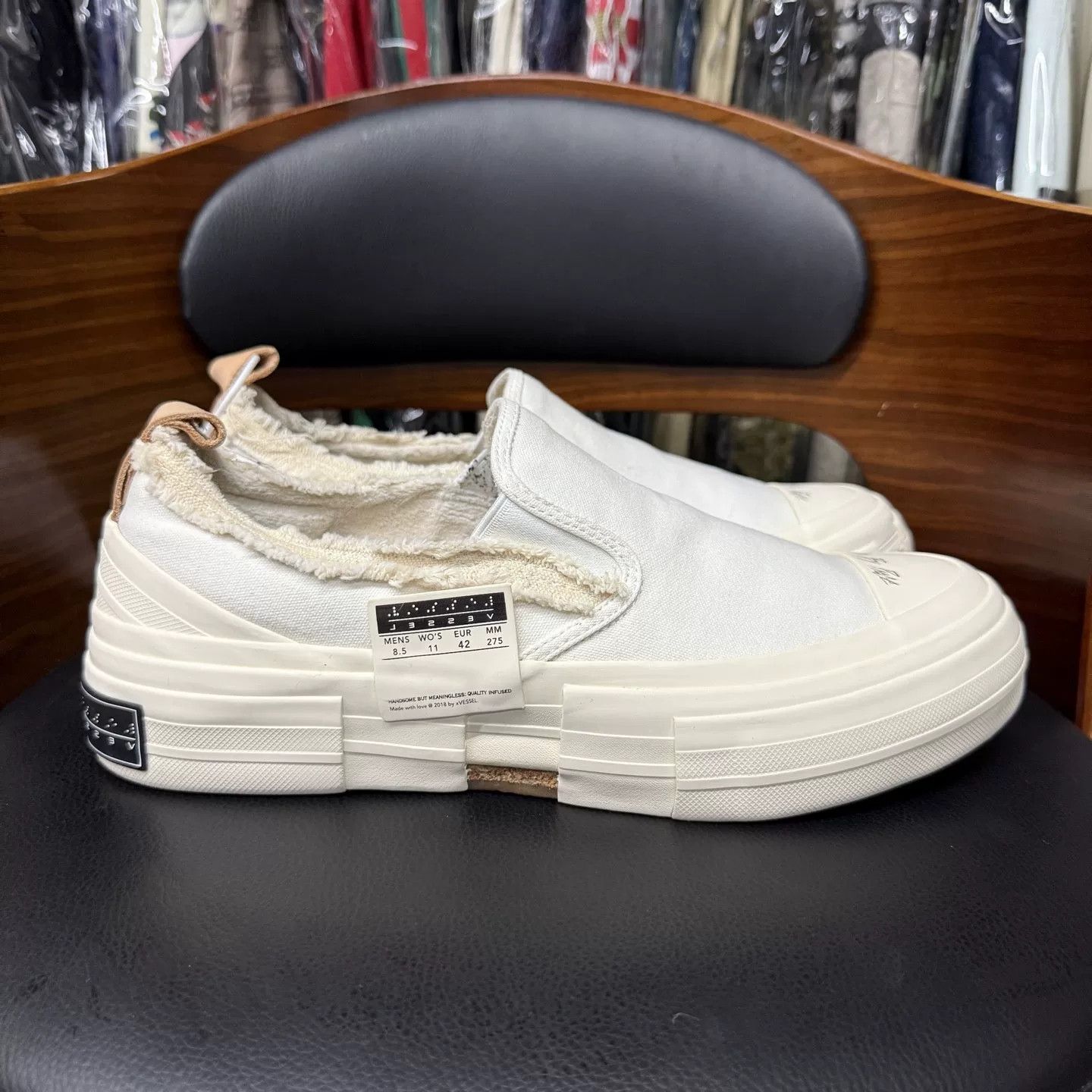 xVESSEL xVESSEL G.O.P. White Slip On Size US 9 / EU 42 - 4 Thumbnail