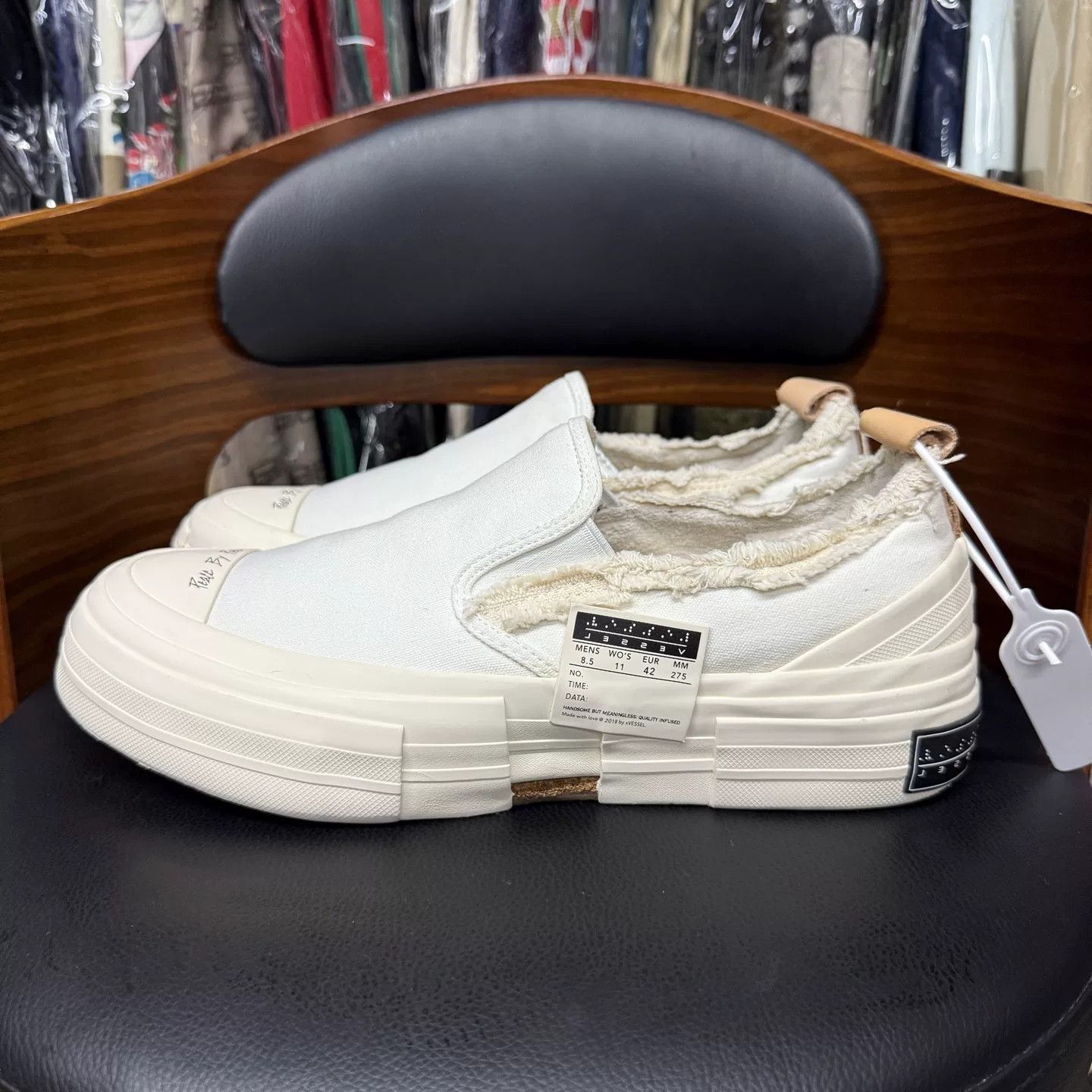 xVESSEL xVESSEL G.O.P. White Slip On Size US 9 / EU 42 - 6 Thumbnail