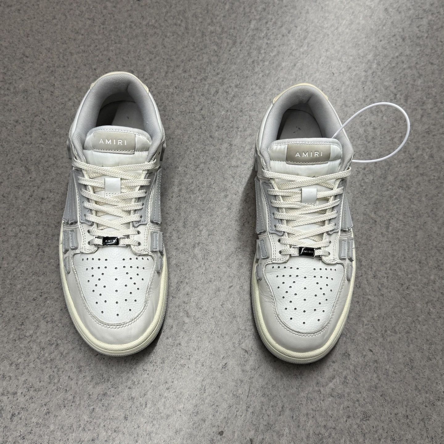 Amiri Amiri Gray White Distressed Sneakers Size US 10 / EU 43 - 5 Thumbnail