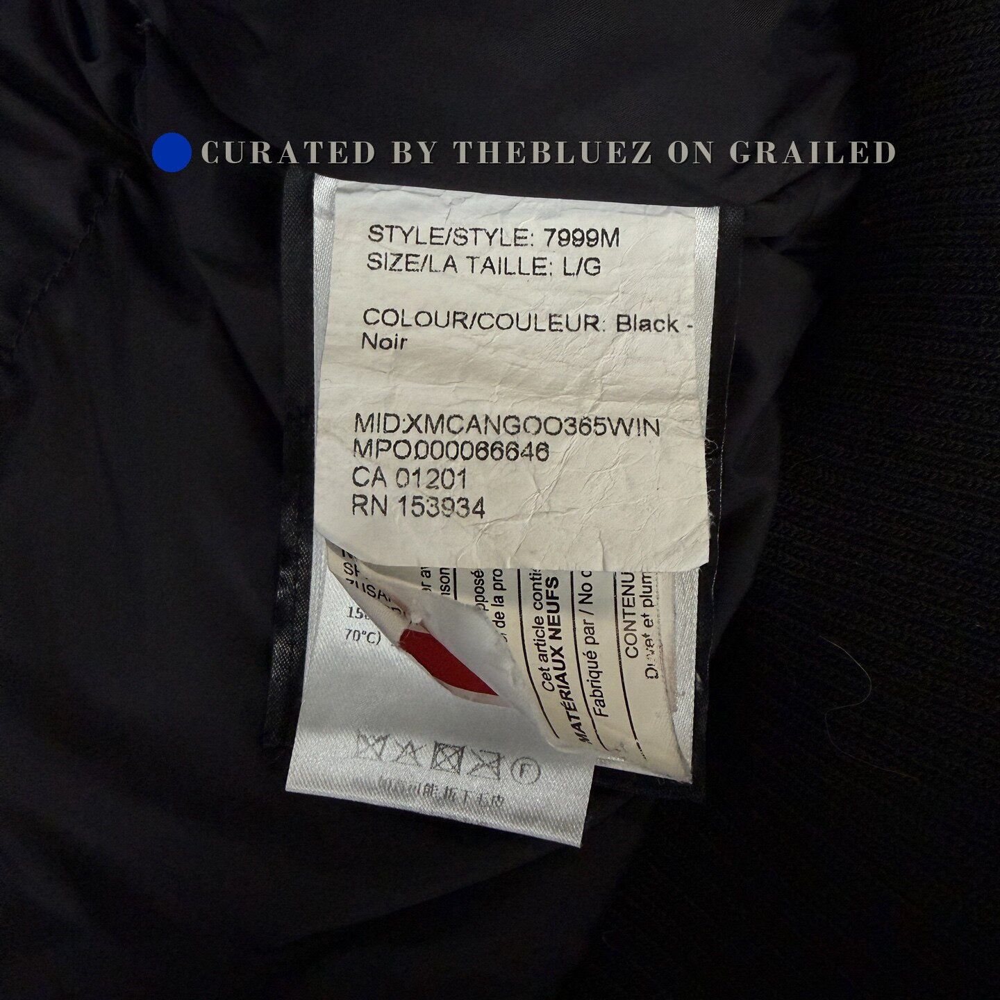 Canada Goose Canada Goose Black Short Pilot Down Jacket Size US L / EU 52-54 / 3 - 5 Thumbnail